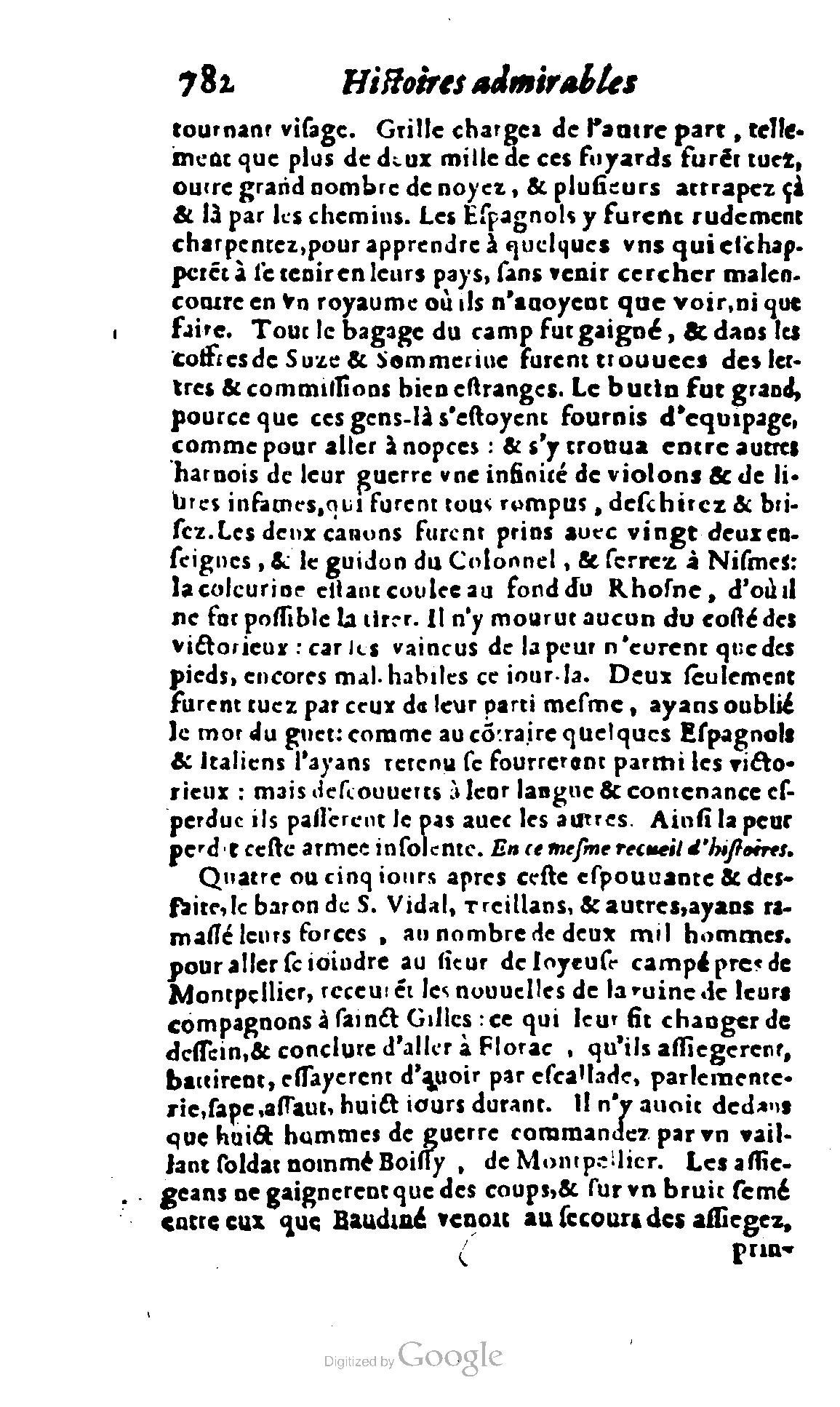 1620 - Samuel Crespin - Trésor d’histoires admirables et mémorables - BCU Lausanne