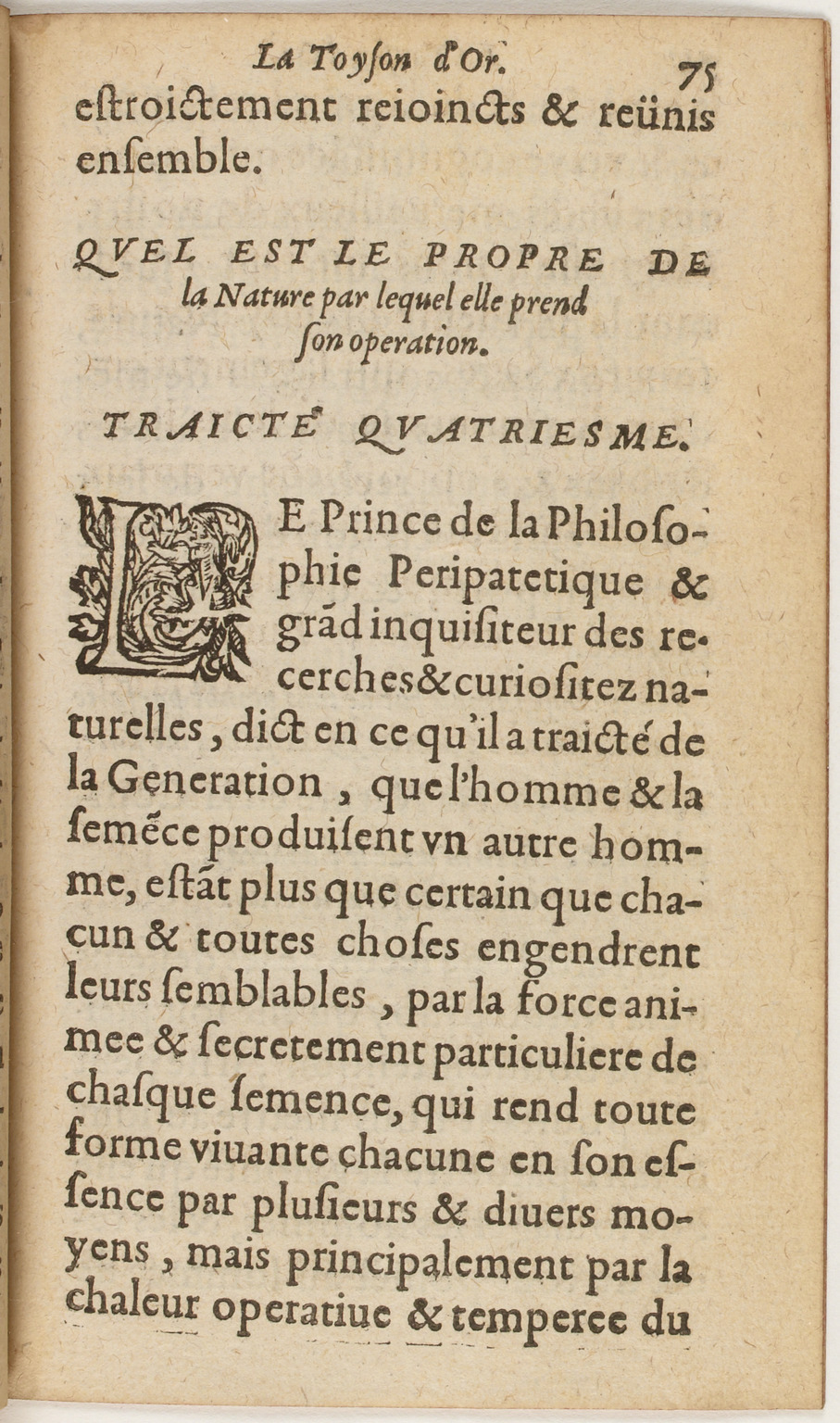 1612 - Charles Sevestre - Toison d’or ou la fleur des Trésors - BnF