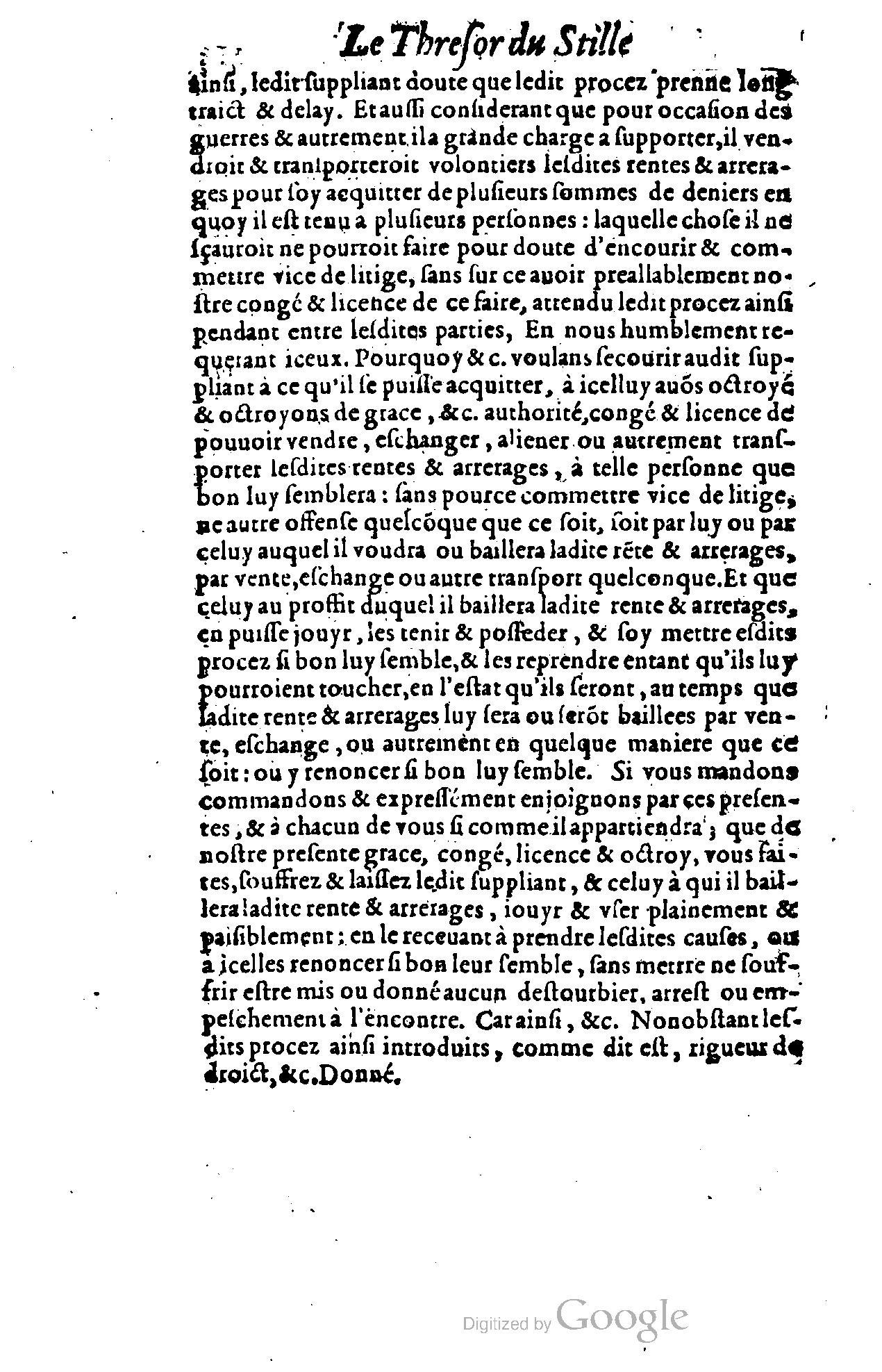 1614 - Jean Richer - Trésor du nouveau style et protocole de la chancellerie de France - BSB Munich
