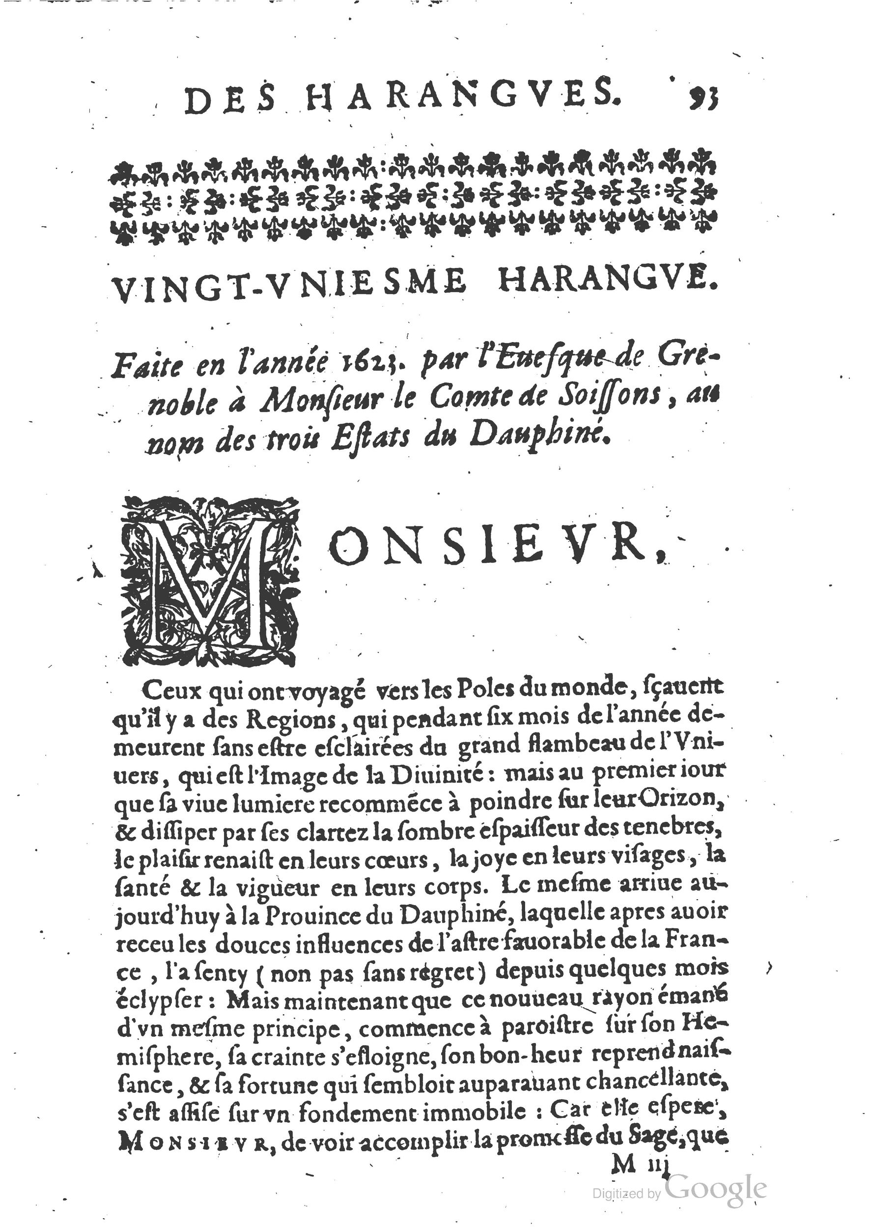 1654 - Michel Bobin - Trésor des harangues, remontrances et oraisons funèbres - BM Lyon 1654 - Michel Bobin - Trésor des harangues, remontrances et oraisons funèbres - BM Lyon