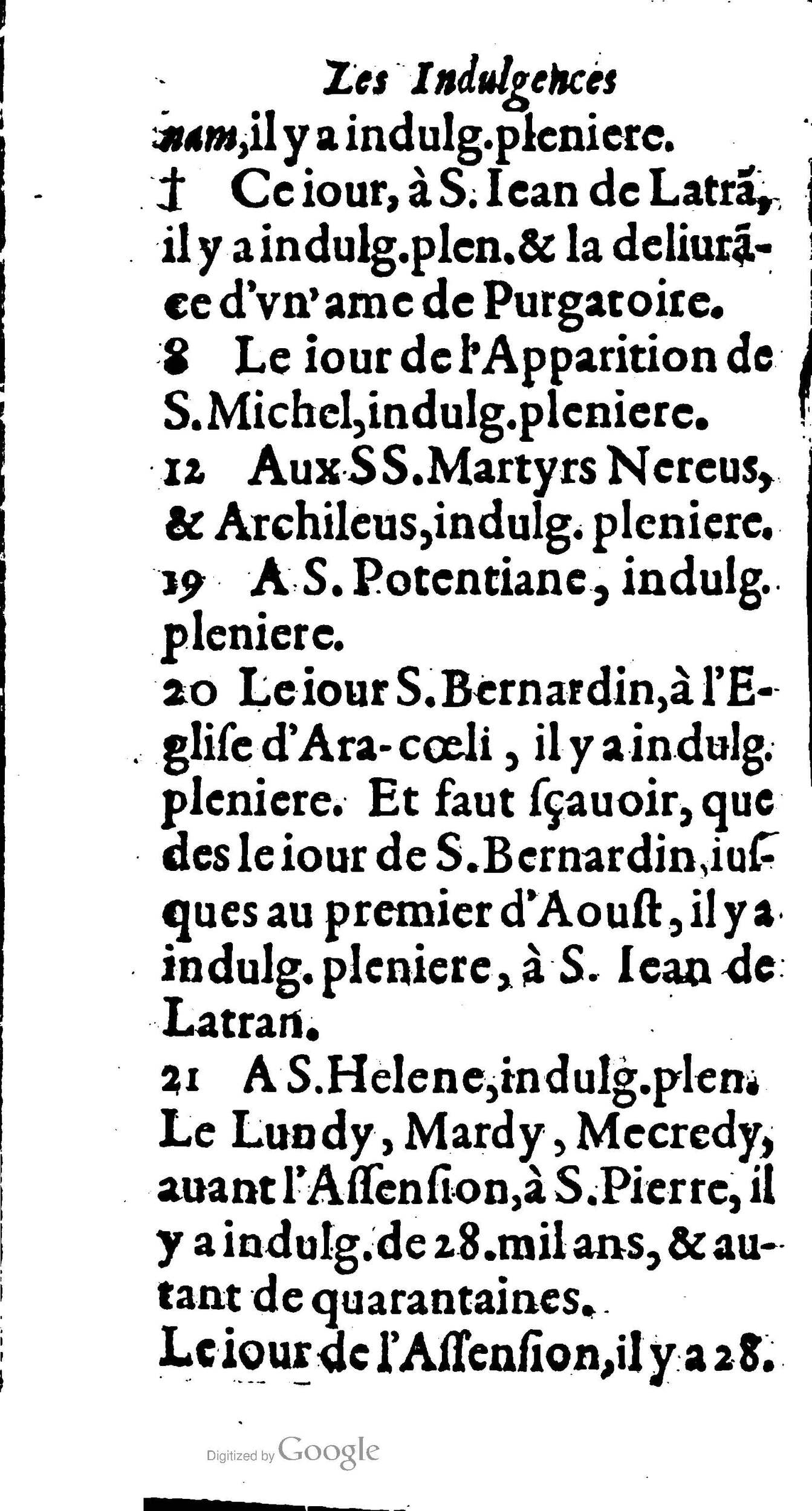 1604 - Jean Le Bouc - Trésor des indulgences du Saint Rosaire - BM Lyon 1604 - Jean Le Bouc - Trésor des indulgences du Saint Rosaire - BM Lyon