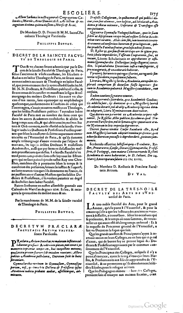 1629 - Veuve Nicolas Buon - Trésor du droit français (21754 T. 1) - BM Lyon