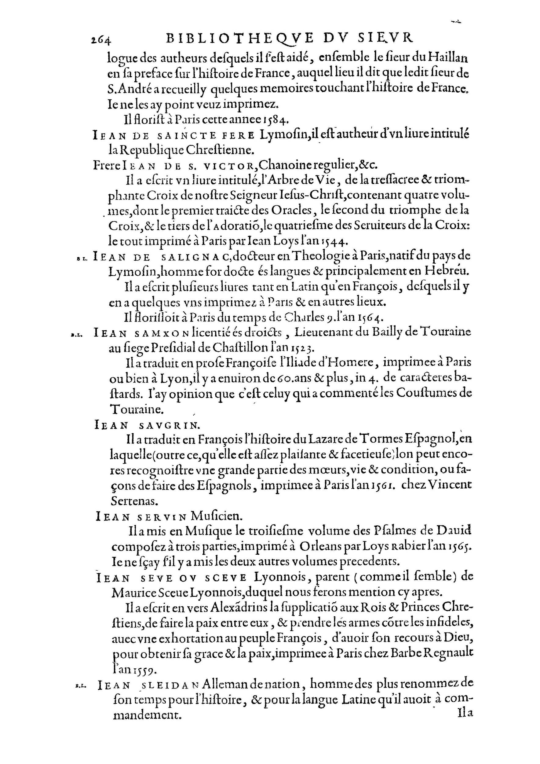 1584 - Abel L&#039;Angelier - Bibliothèques françaises - BnF