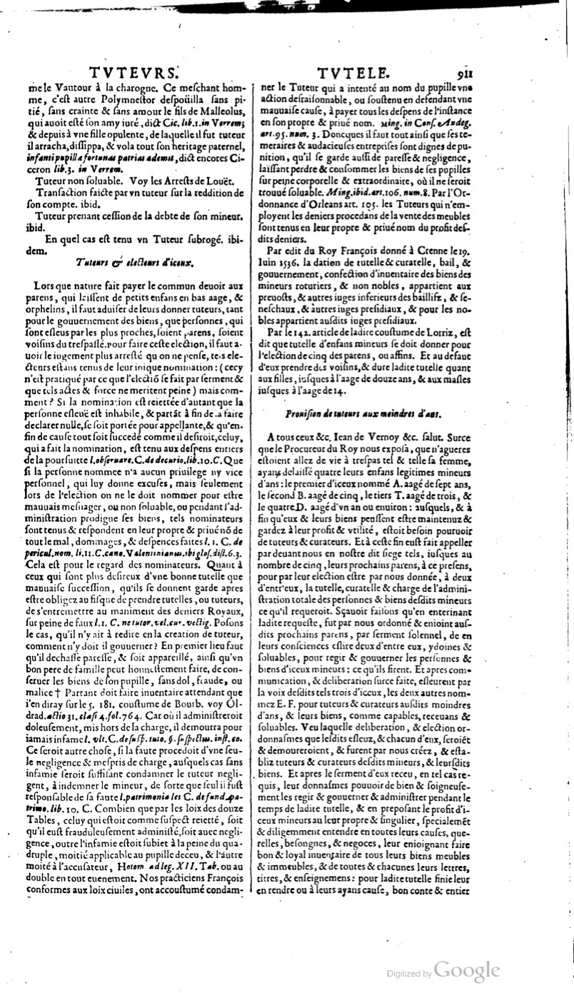 1629 - Veuve Nicolas Buon - Trésor du droit français (21754 T. 3) - BM Lyon