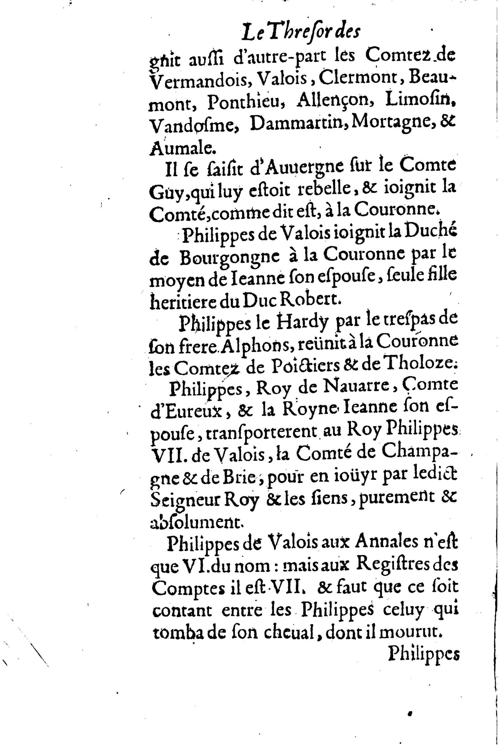 1633 - Jean Corrozet - Trésor des histoires de France - BM Lyon 1633 - Jean Corrozet - Trésor des histoires de France - BM Lyon