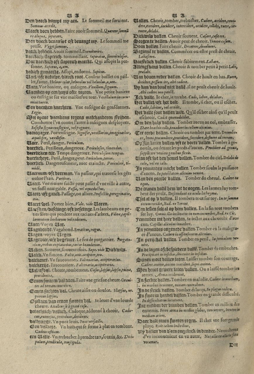 1573 - Christophe Plantin - Trésor du langage bas-allemand - Greifswald