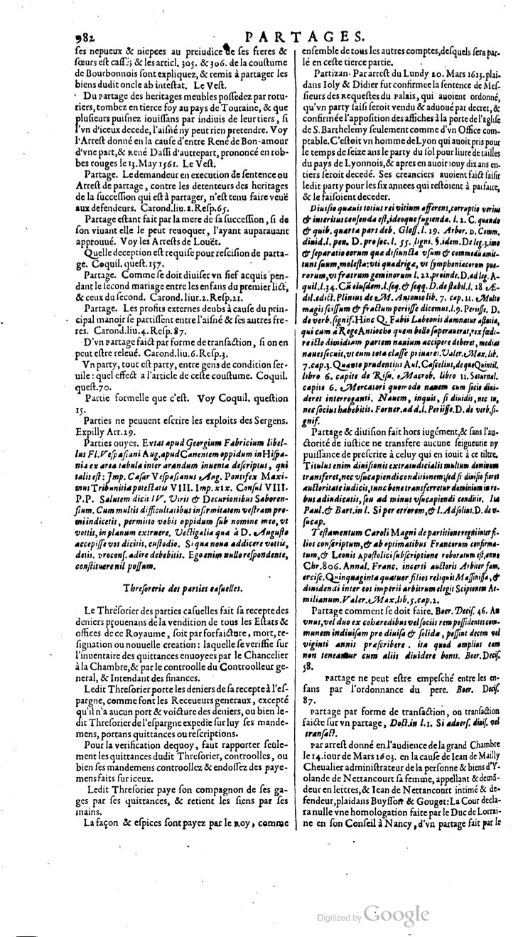 1629 - Veuve Nicolas Buon - Trésor du droit français (29620 T. 2) - BM Lyon