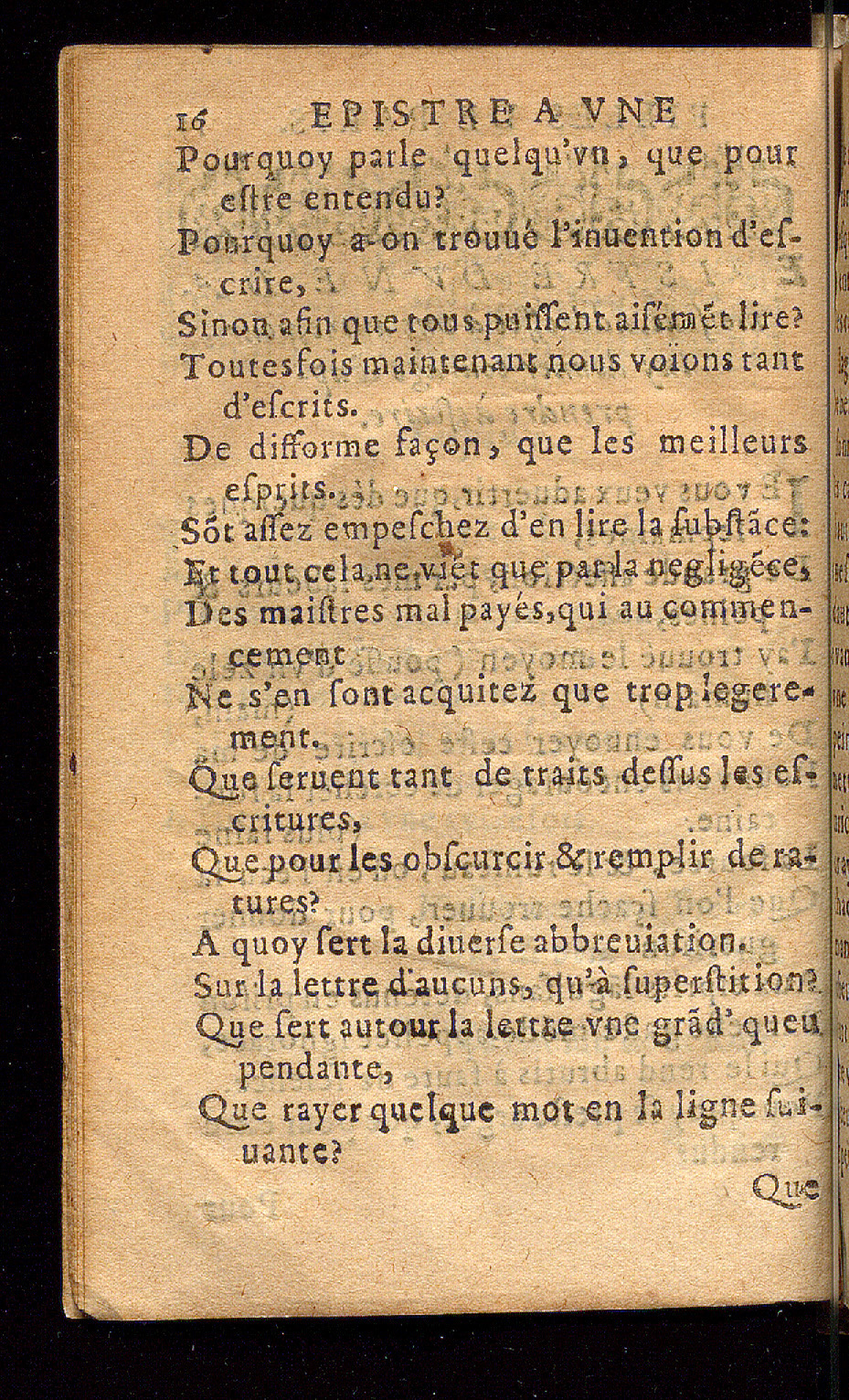 1614 - Barthélemy Vincent - Élite et Trésor des lettres missives - Bâle