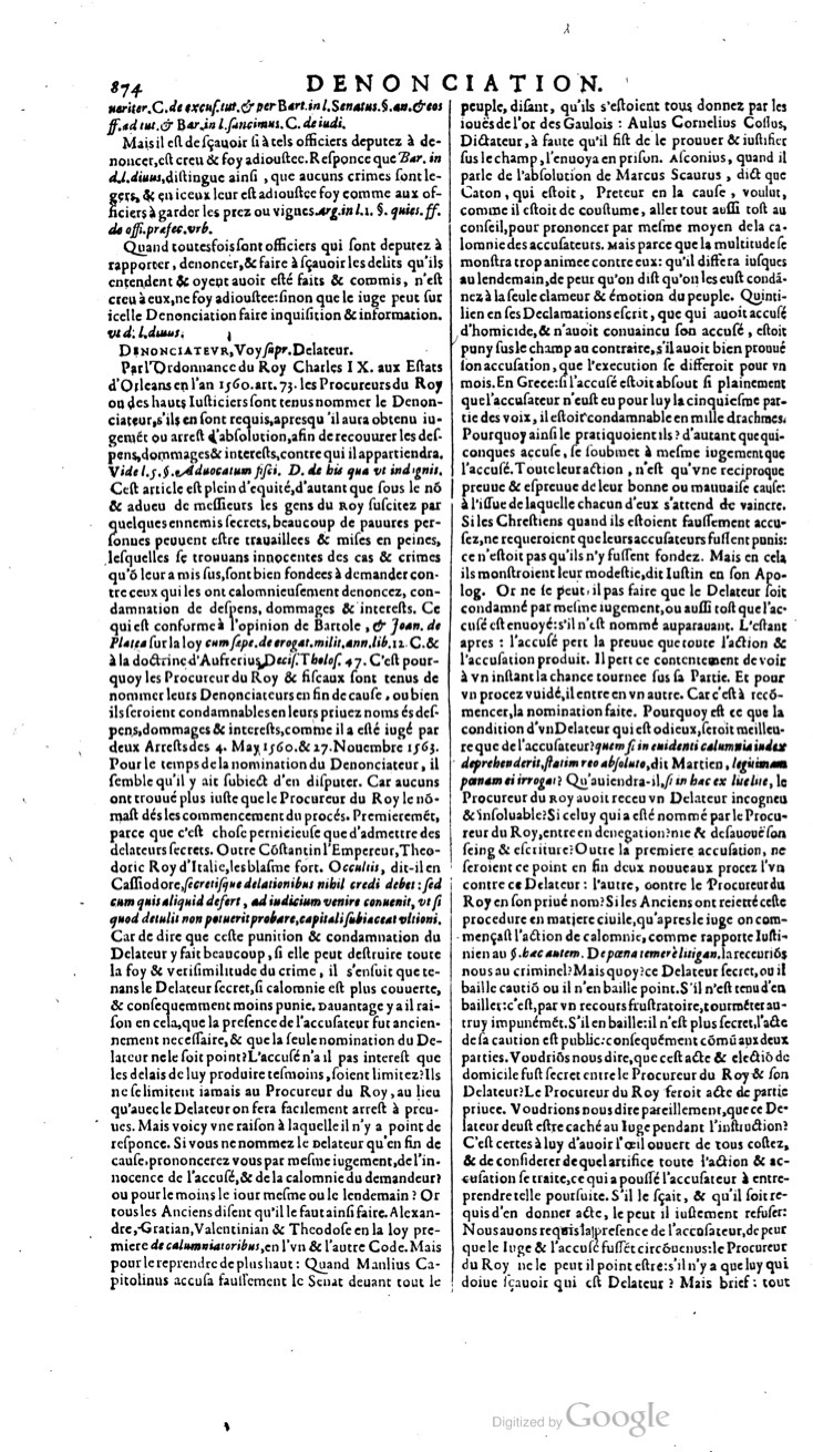 1629 - Veuve Nicolas Buon - Trésor du droit français (21754 T. 1) - BM Lyon