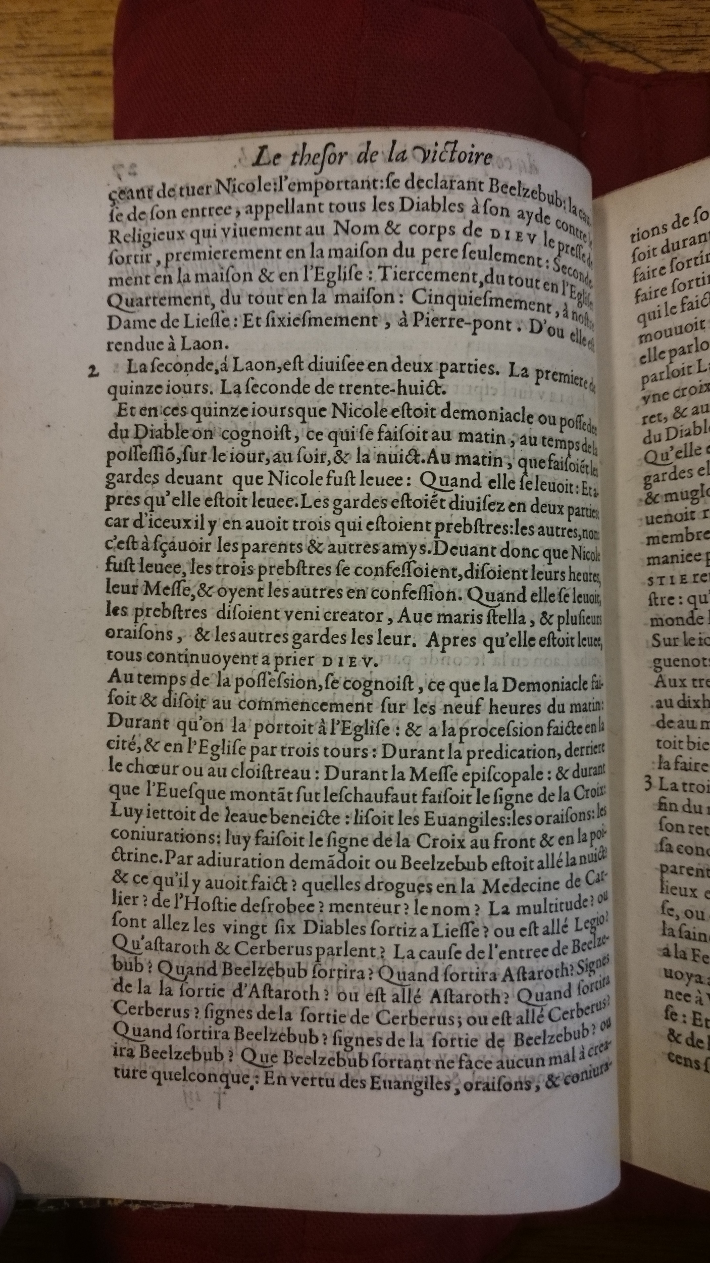 1578 - Nicolas Chesneau - Trésor et entière histoire de la triomphante victoire du corps de Dieu sur l’esprit malin - BM Lyon