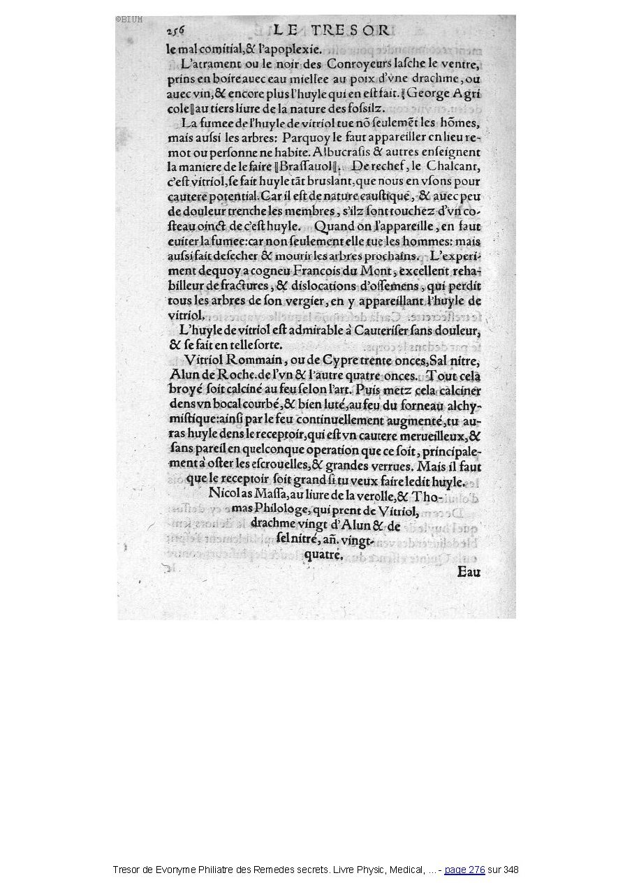 1555 - Balthazar Arnoullet - Trésor d’Évonyme Philiatre - Université Paris Cité
