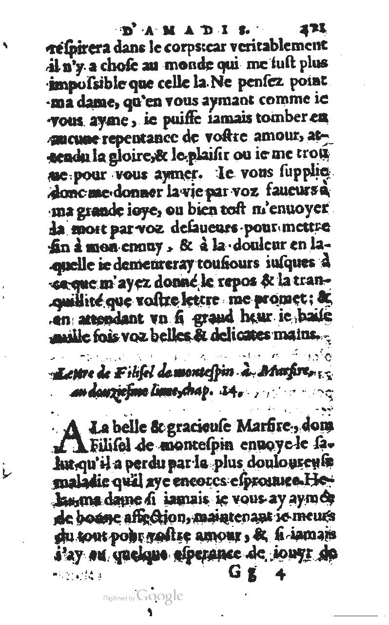 1567 - Jean Pygot - Trésor des Amadis - BM Lyon 1567 - Jean Pygot - Trésor des Amadis - BM Lyon
