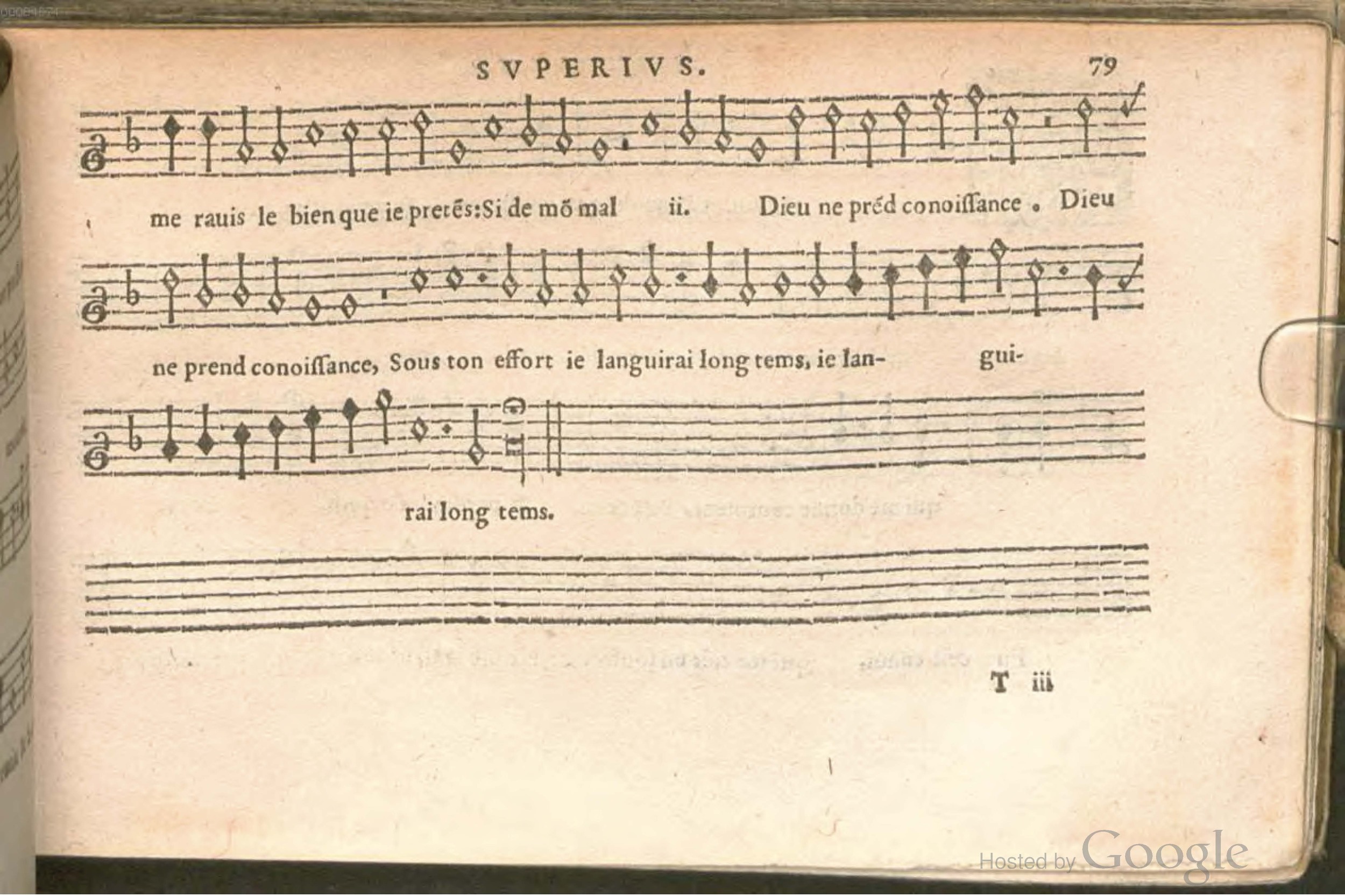 1576 - [Pierre de Saint-André] - Trésor de musique d’Orlande de Lassus Superius - BSB Munich