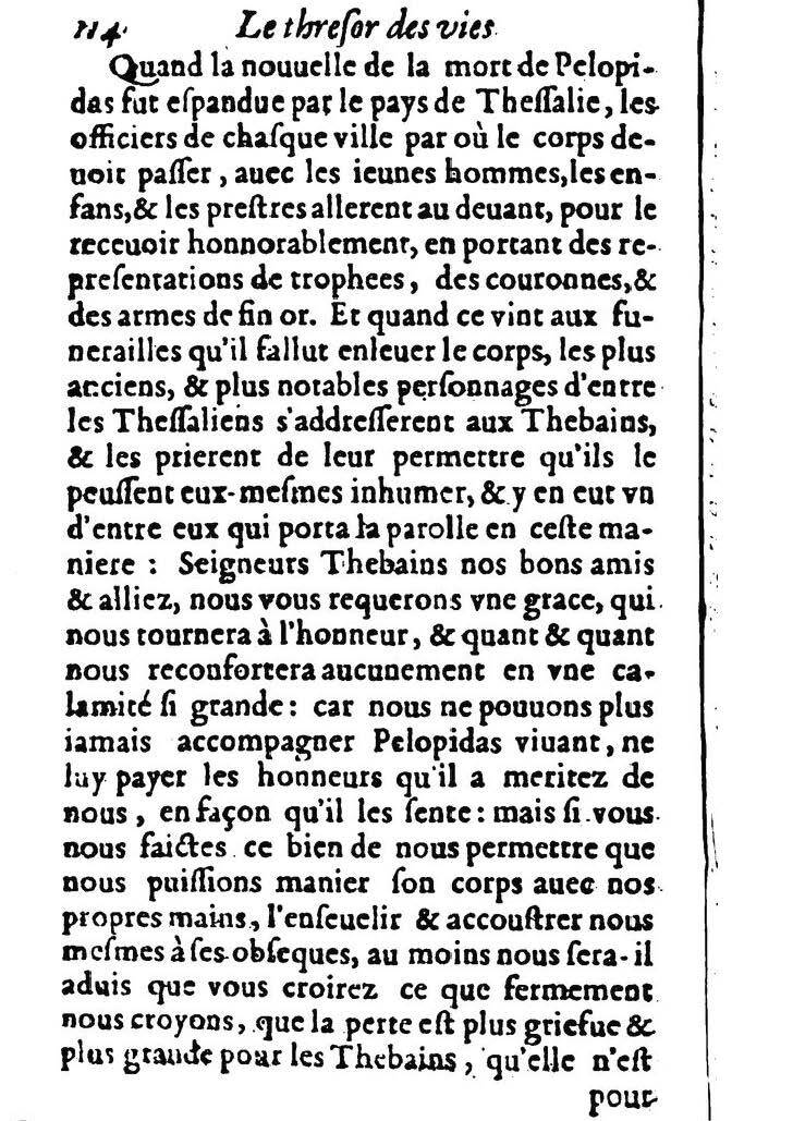 1611 - Pierre Rigaud - Trésor des vies de Plutarque - BM Lyon