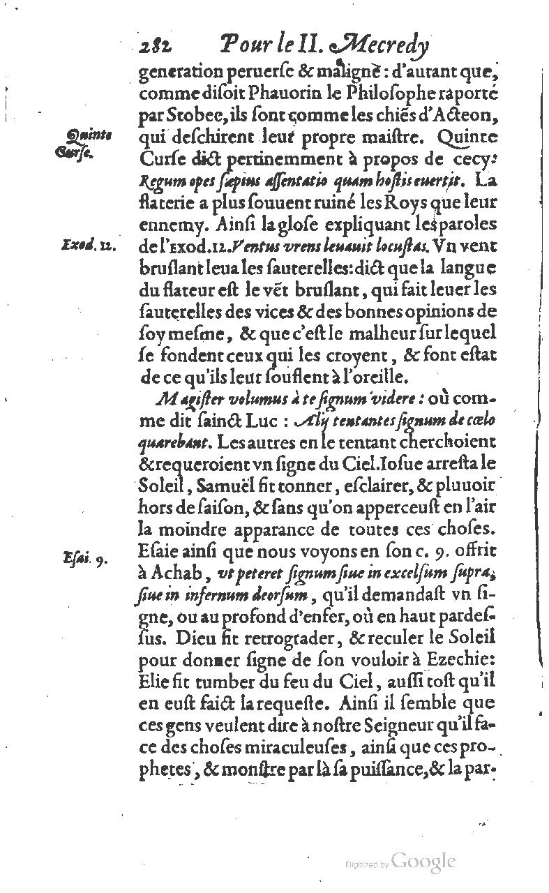 1607 - Nicolas Du Fossé - Trésor quadragésimal - T 01 - BM Lyon