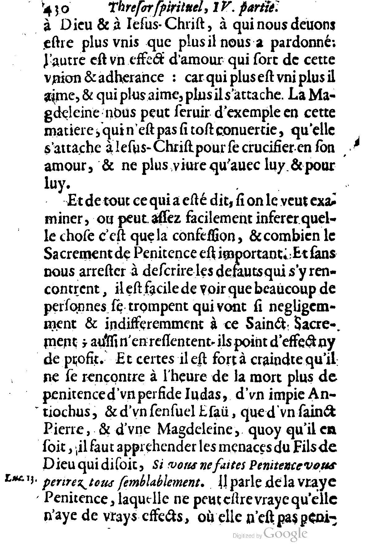 1635 - Sébastien Huré - Trésor spirituel contenant les obligations - BM Lyon