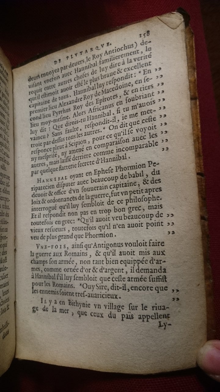 1568 - Willem Silvius - Trésor des vies de Plutarque - BnF