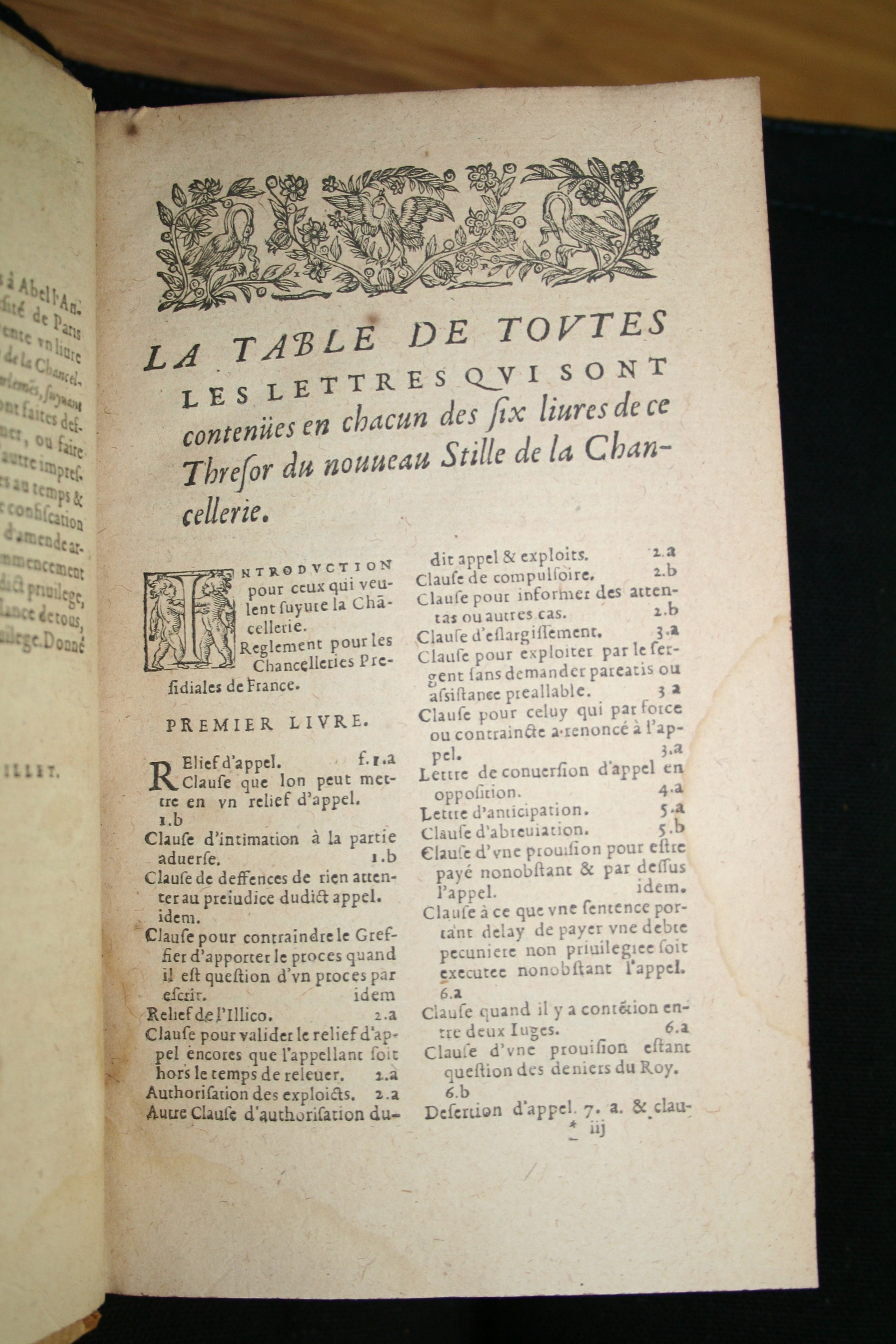 1598 - Abel Langelier - Trésor du nouveau style et protocole - BM Bordeaux