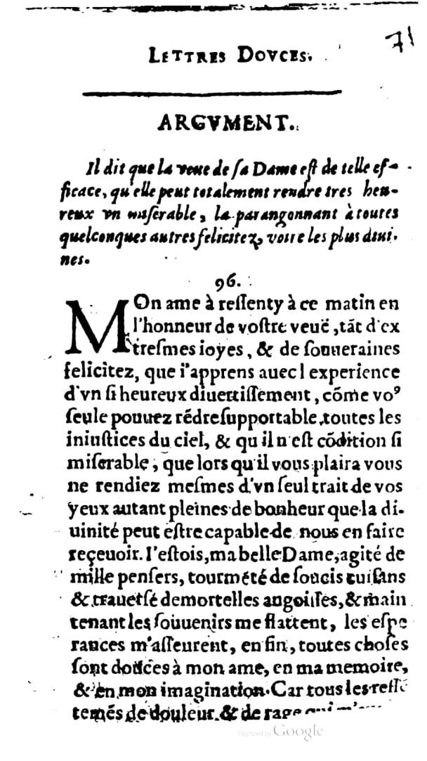 1624 - Nicolas Oudot - Trésor des lettres douces et amoureuses - BNC Florence