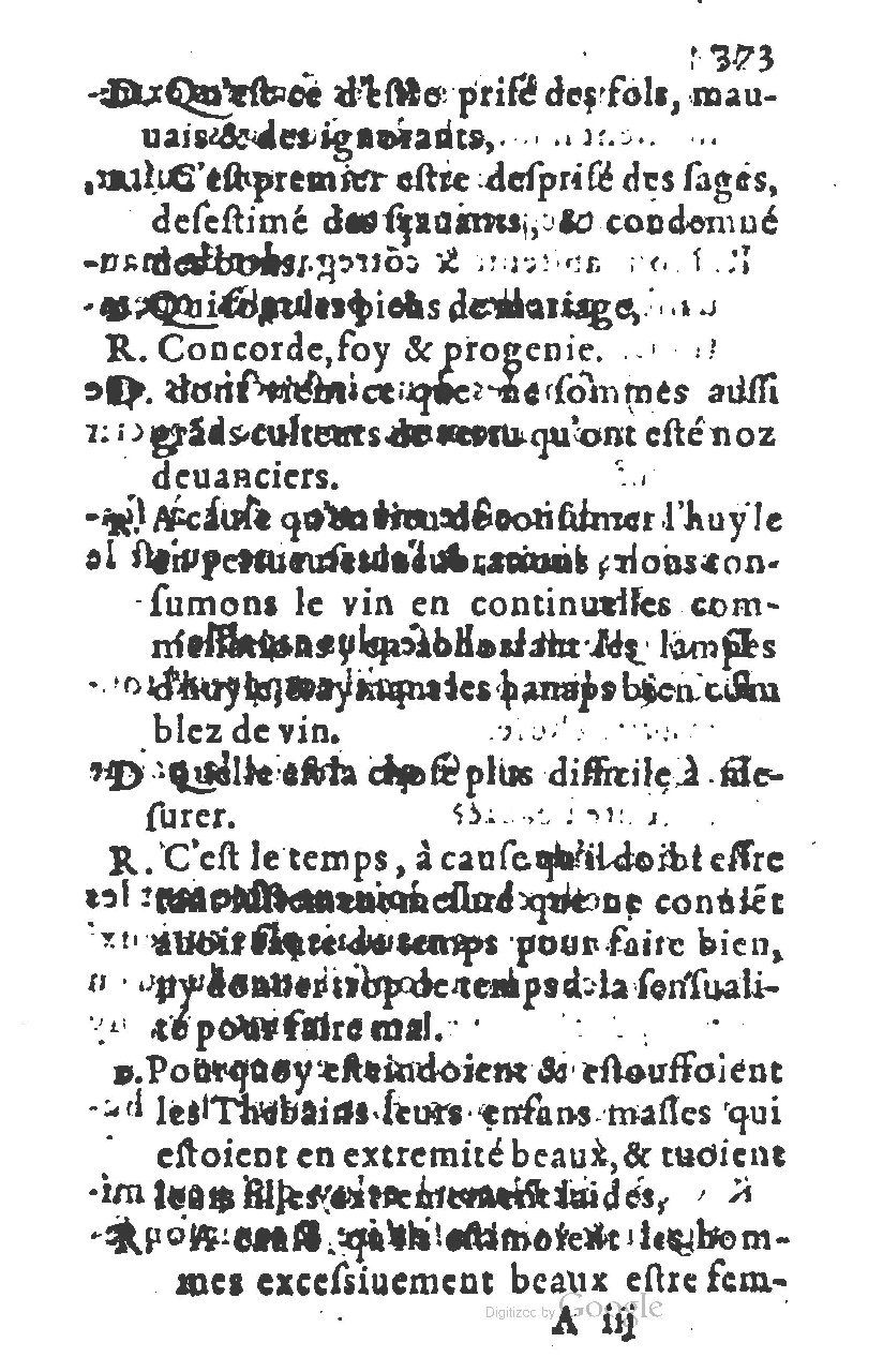1581 - Nicolas Bonfons  - Trésor des sentences dorées - Princeton