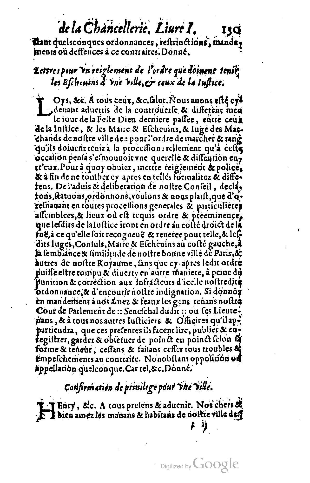 1614 - Jean Richer - Trésor du nouveau style et protocole de la chancellerie de France - BSB Munich