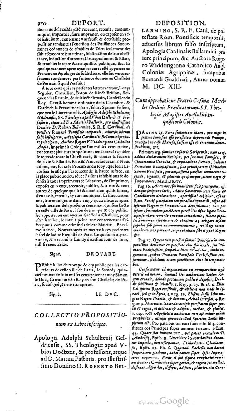 1629 - Veuve Nicolas Buon - Trésor du droit français (21754 T. 1) - BM Lyon