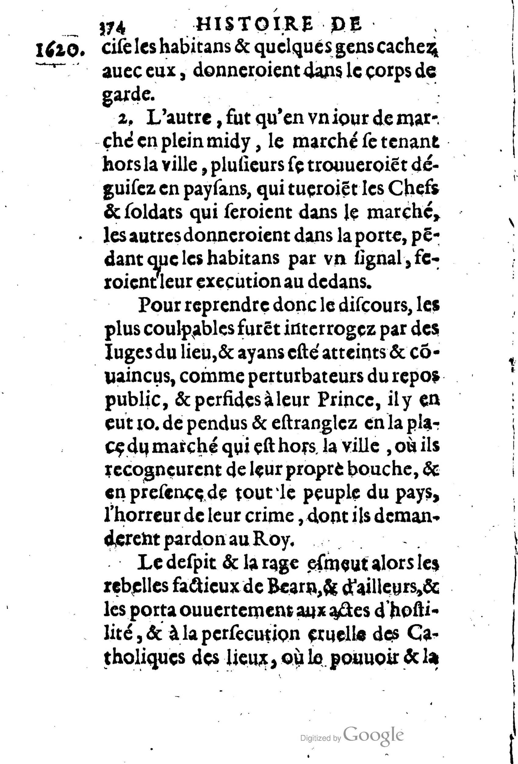 1623 - Joseph Bouillerot - Trésor de l’histoire générale de notre temps - BM Lyon
