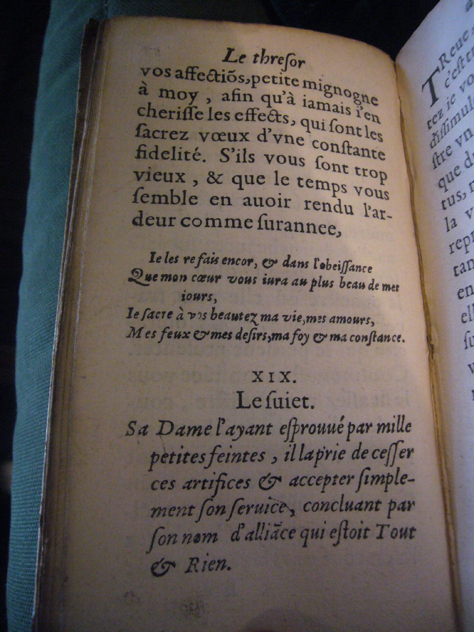 1597 - Matthieu Guillemot - Trésor d’amour - BnF Arsenal