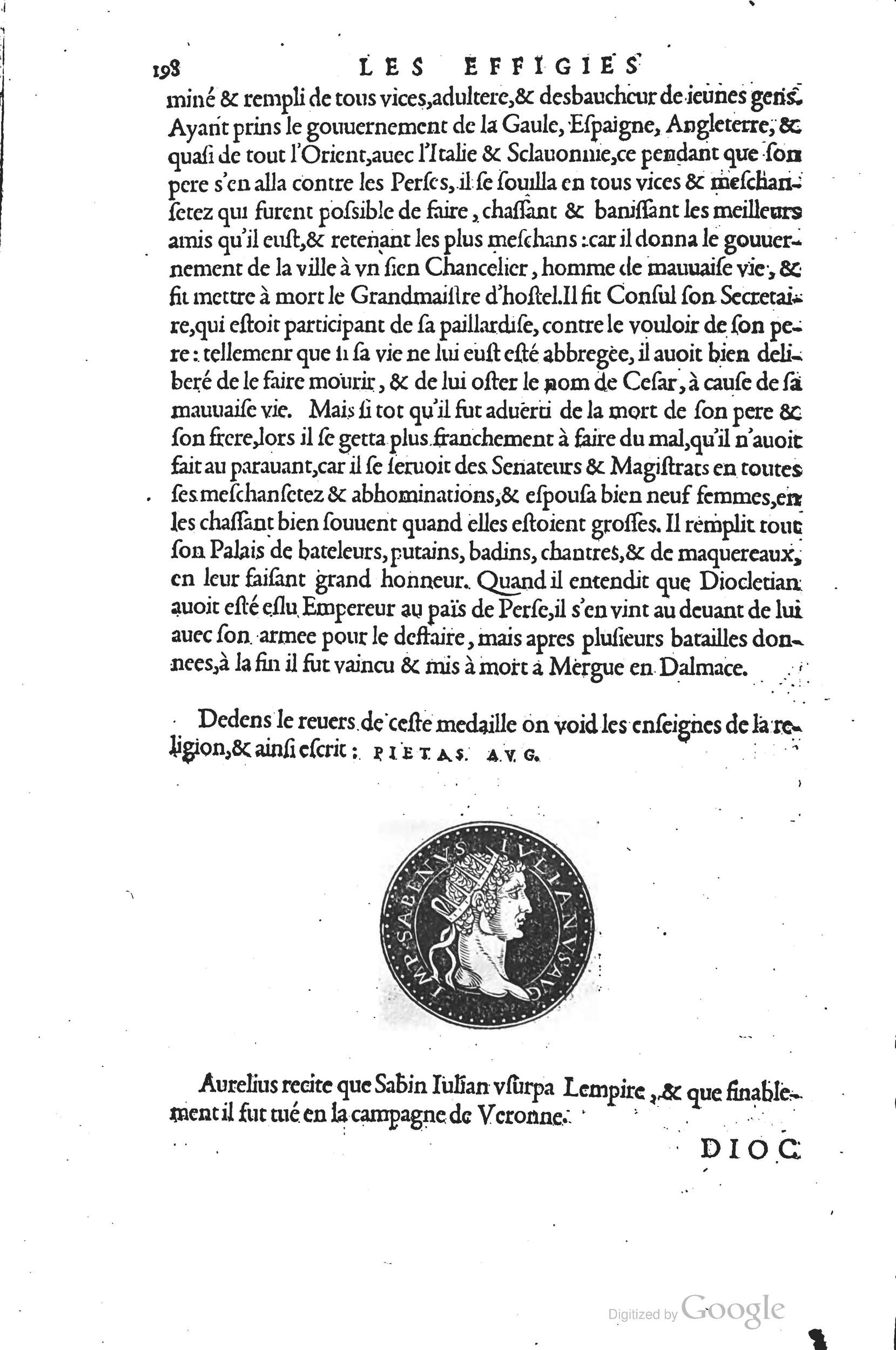 1553 - Jacopo Strada et Thomas Guérin - Épitome du Trésor des antiquités - Prague