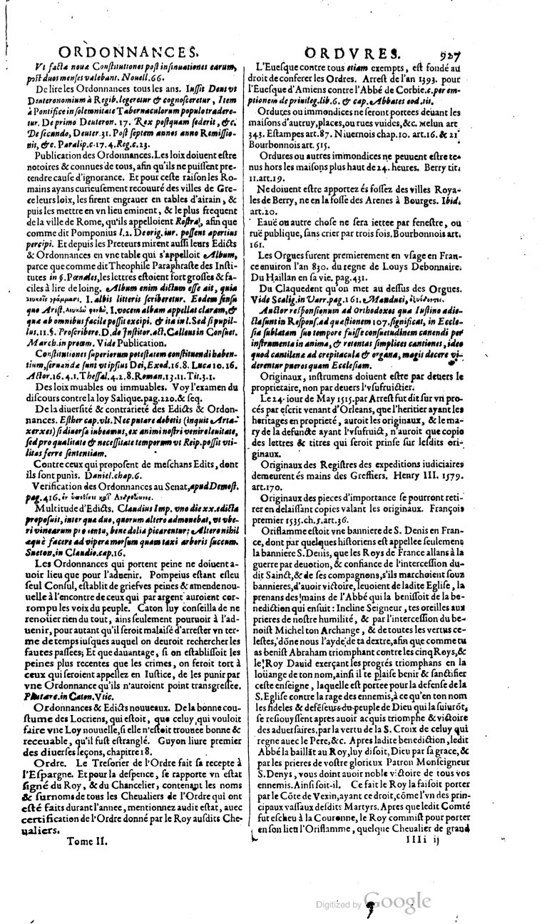 1629 - Veuve Nicolas Buon - Trésor du droit français (21754 T. 2) - BM Lyon