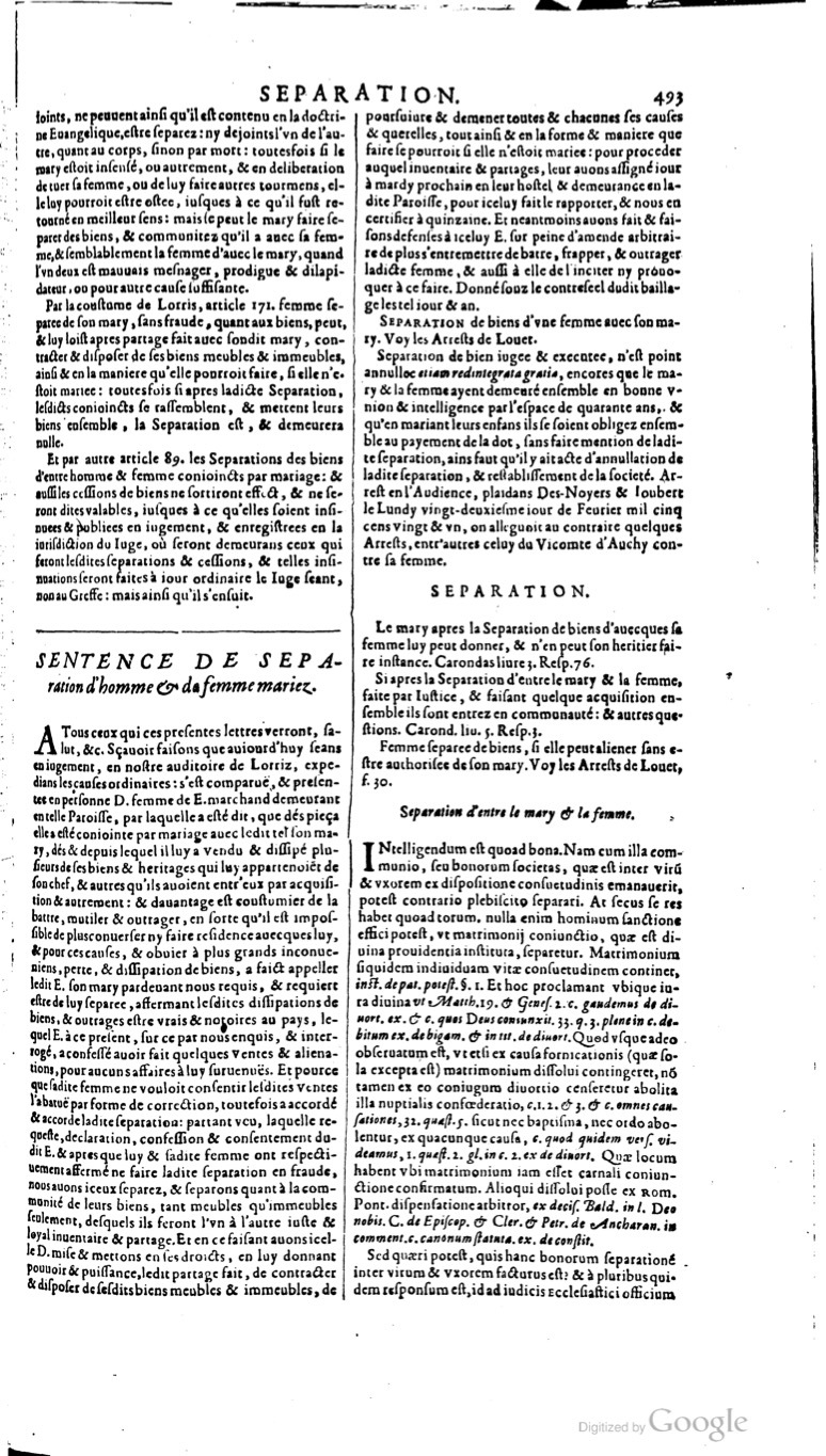 1629 - Veuve Nicolas Buon - Trésor du droit français (21754 T. 3) - BM Lyon