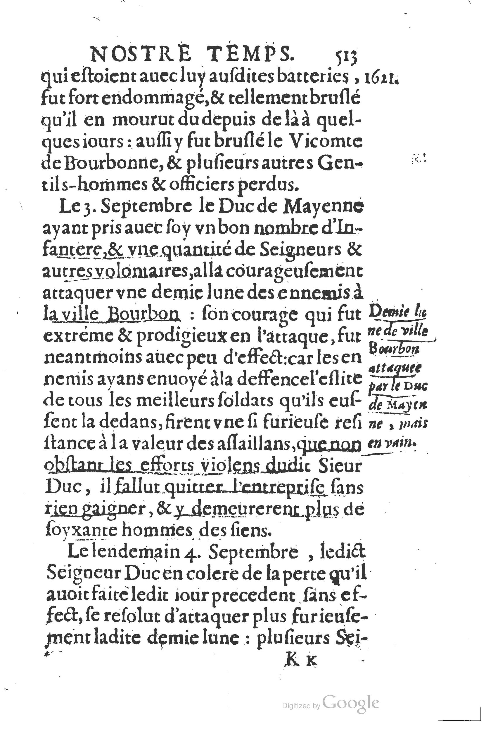 1626 - Joseph Bouillerot - Trésor de l’histoire générale de notre temps - BSB Munich