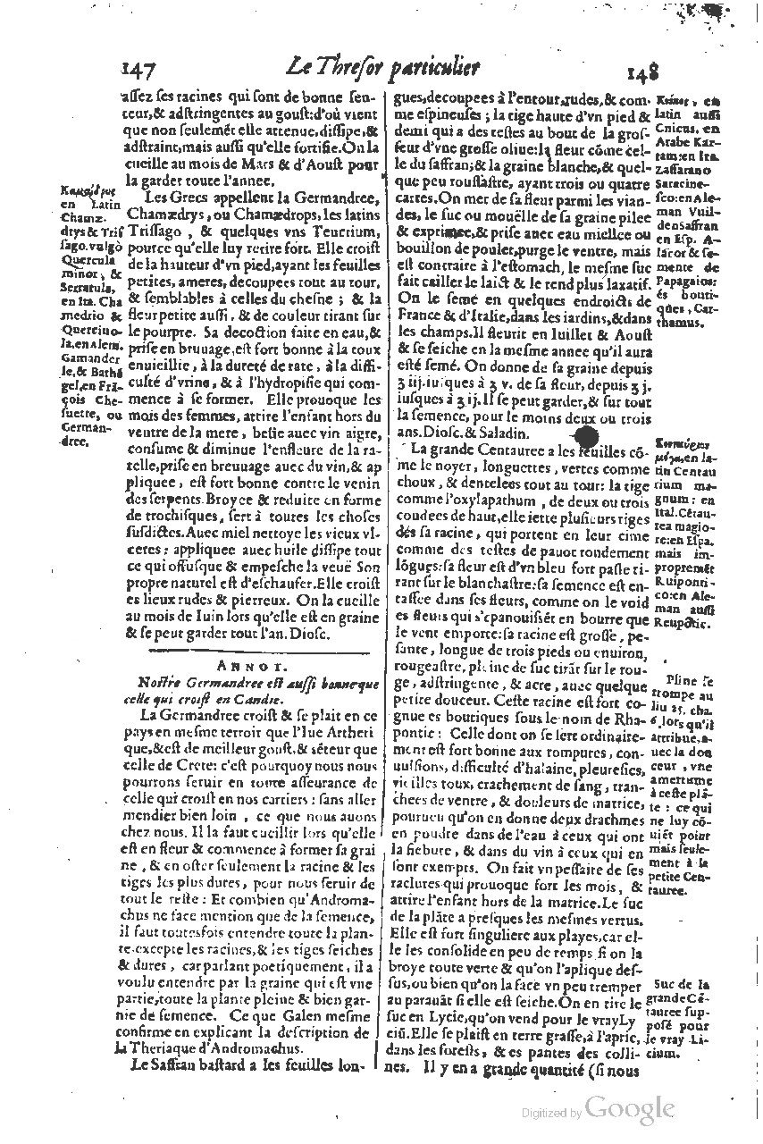 1616 - Étienne Gamonet - Grand trésor ou dispensaire - BSB Munich