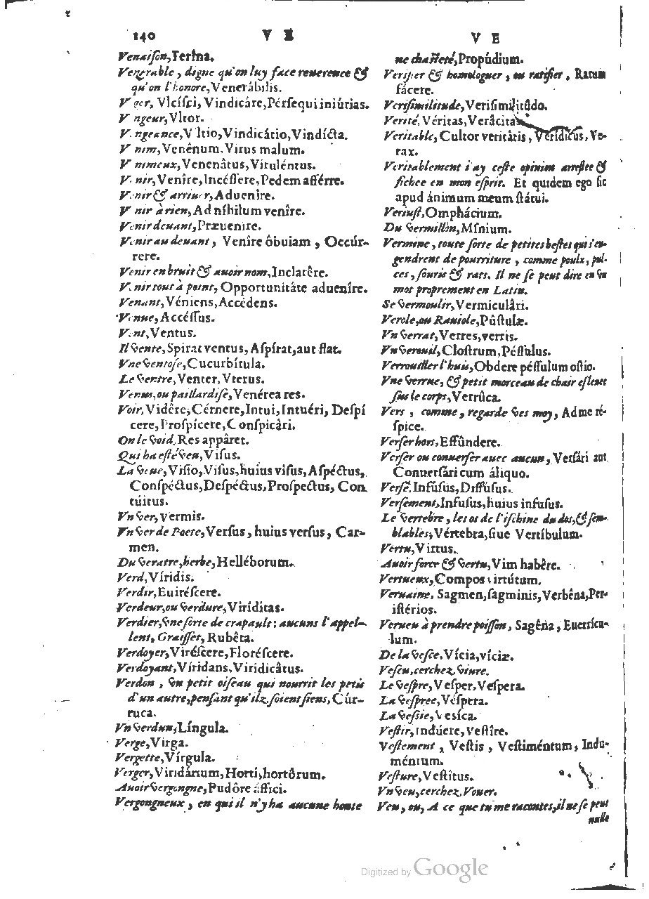 1564 - Henri Hylaire et Louis Cloquemin - Trésor des mots et traits français - BSB Munich