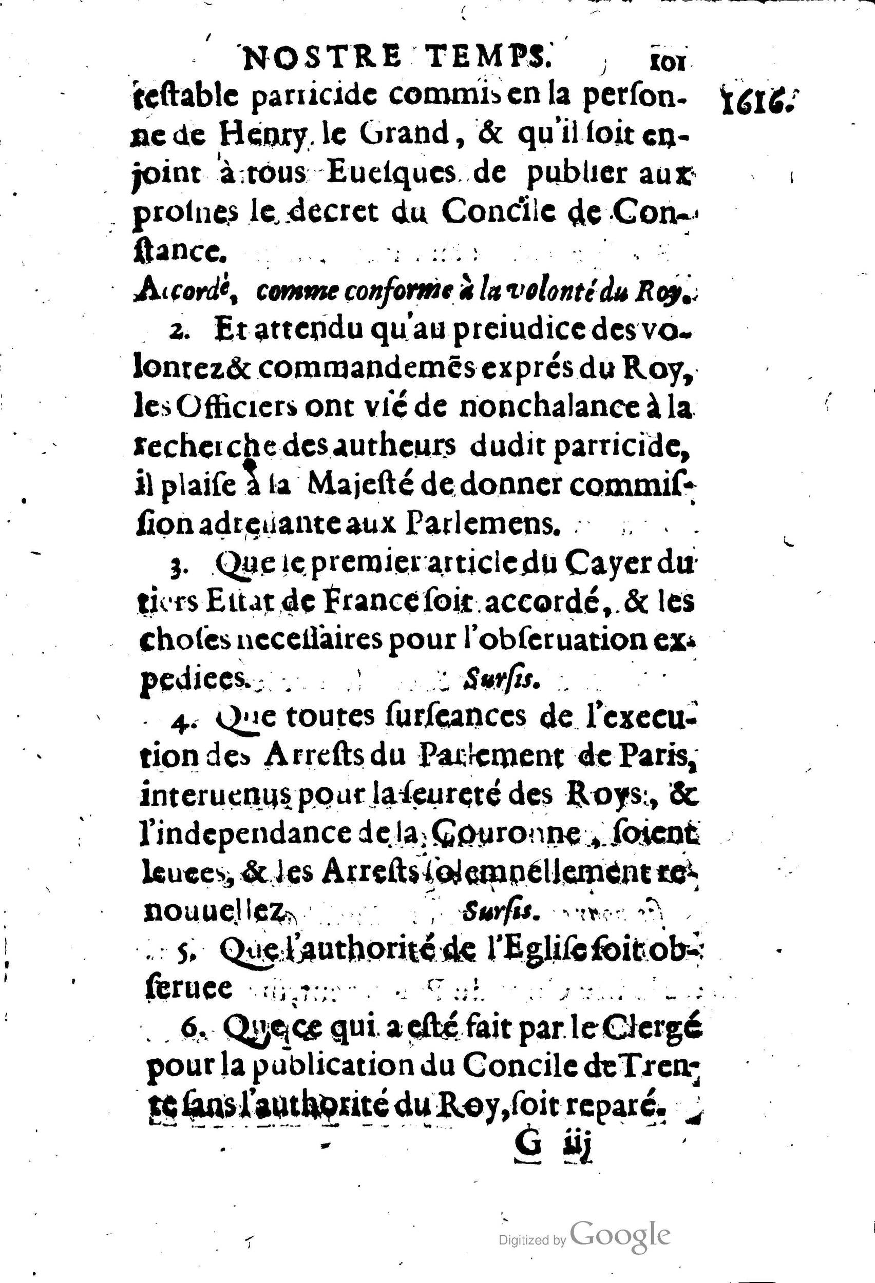1623 - Joseph Bouillerot - Trésor de l’histoire générale de notre temps - BM Lyon