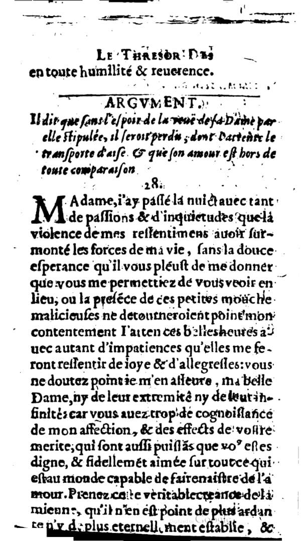 1624 - Nicolas Oudot - Trésor des lettres douces et amoureuses - BNC Florence