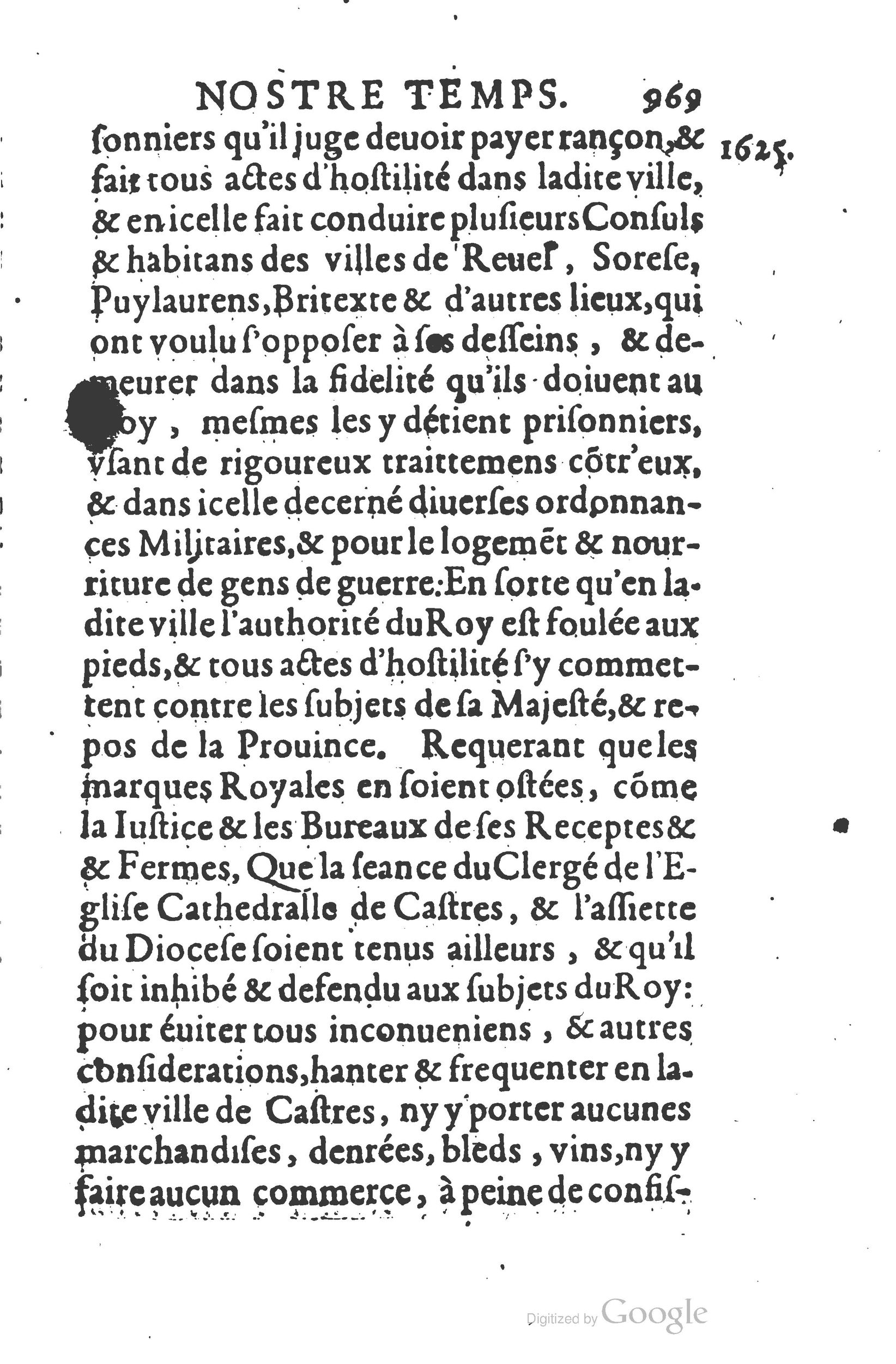 1626 - Joseph Bouillerot - Trésor de l’histoire générale de notre temps - BSB Munich