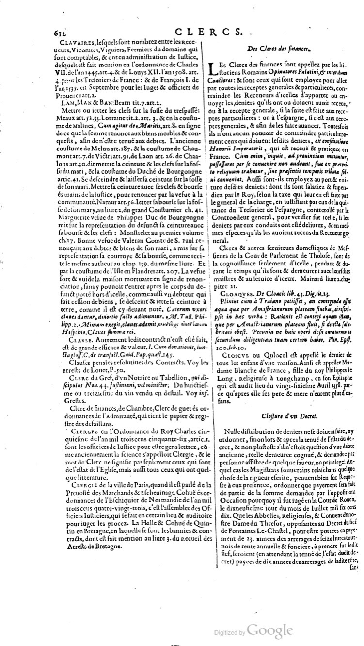 1629 - Veuve Nicolas Buon - Trésor du droit français (29620 T. 1) - BM Lyon