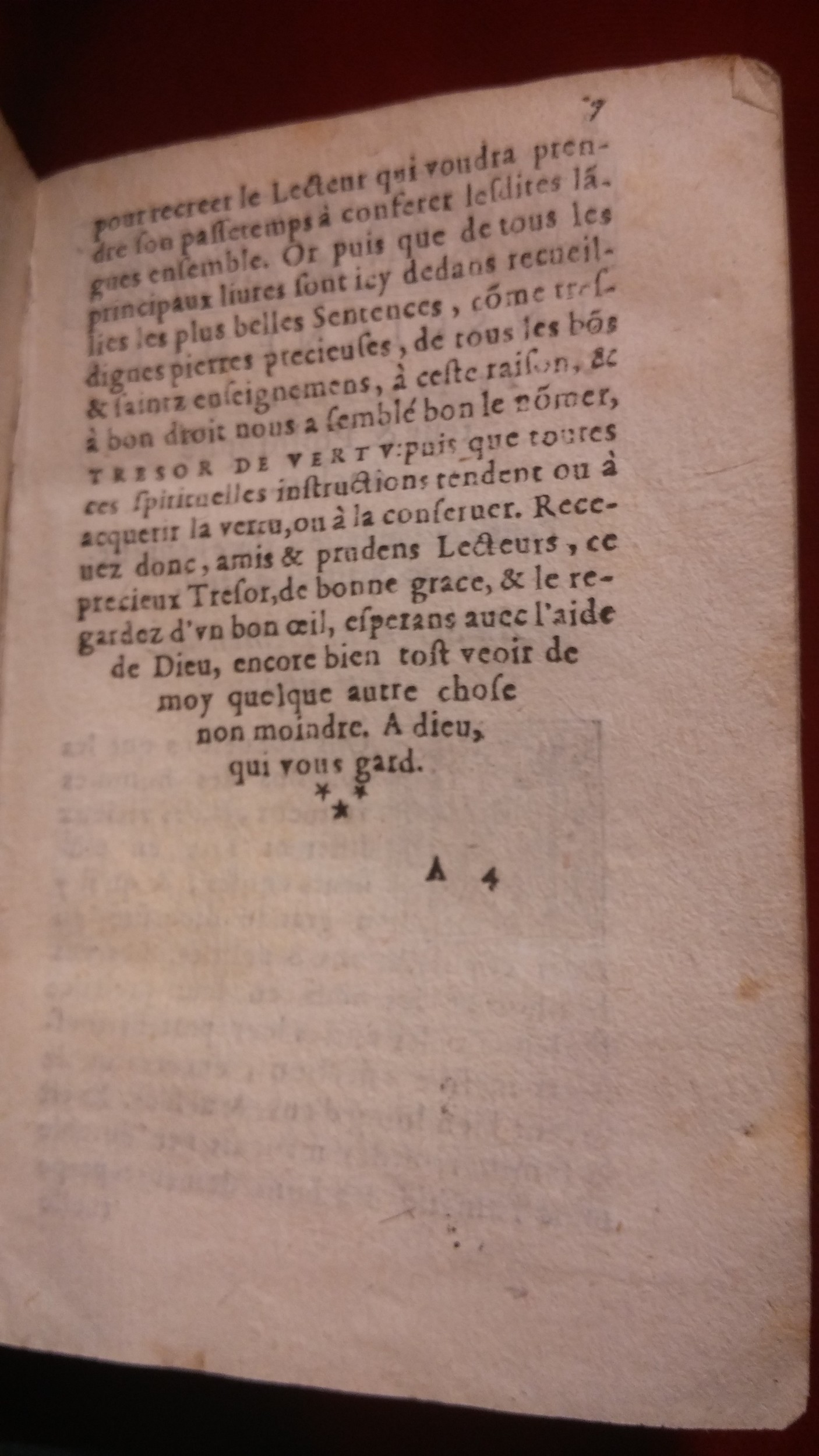 1583 - Benoît Rigaud - Trésor de vertu - BnF