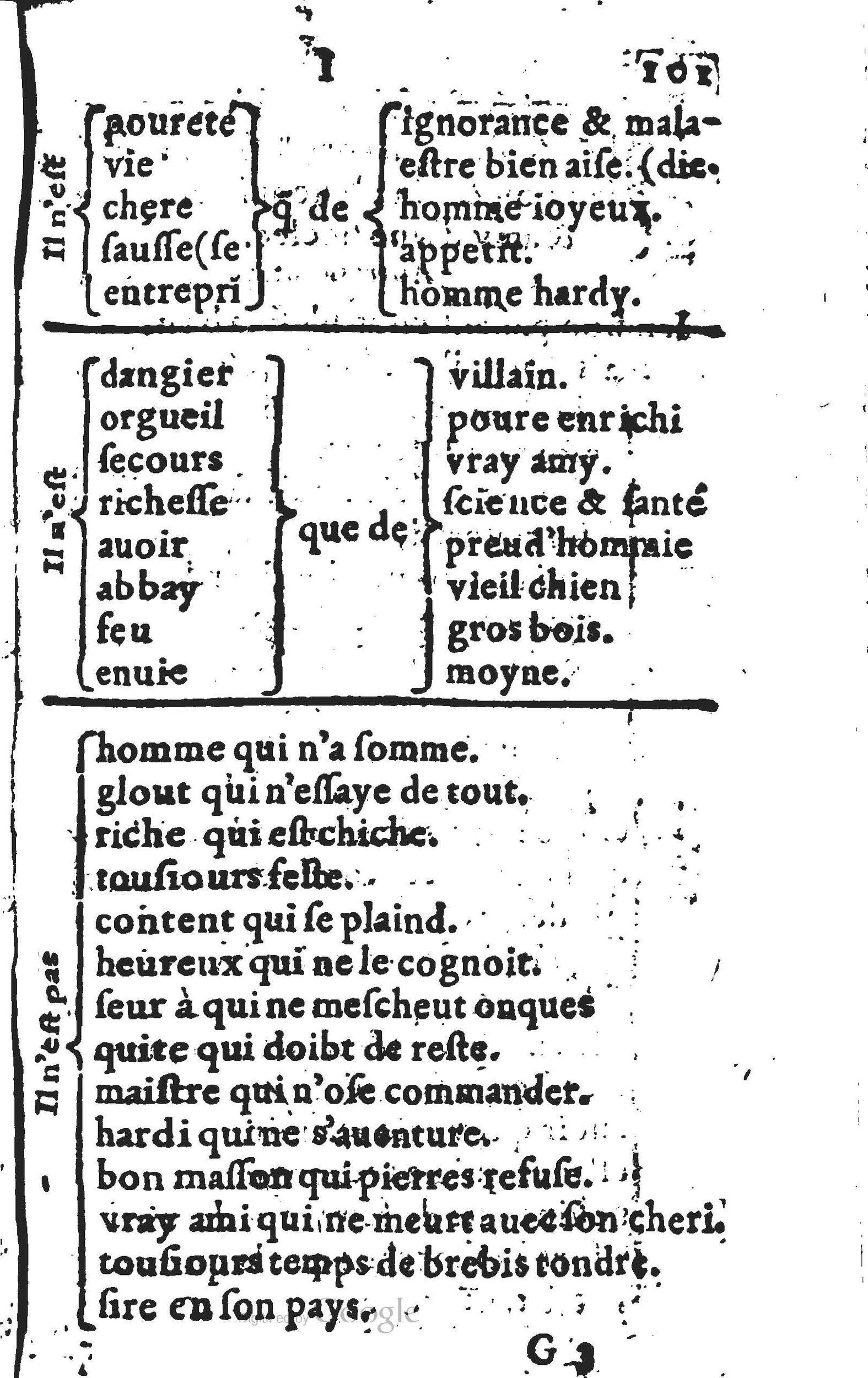 1578 - Nicolas Lescuyer - Trésor des sentences dorées - UGent