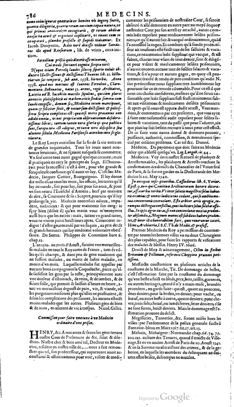 1629 - Veuve Nicolas Buon - Trésor du droit français (21754 T. 2) - BM Lyon