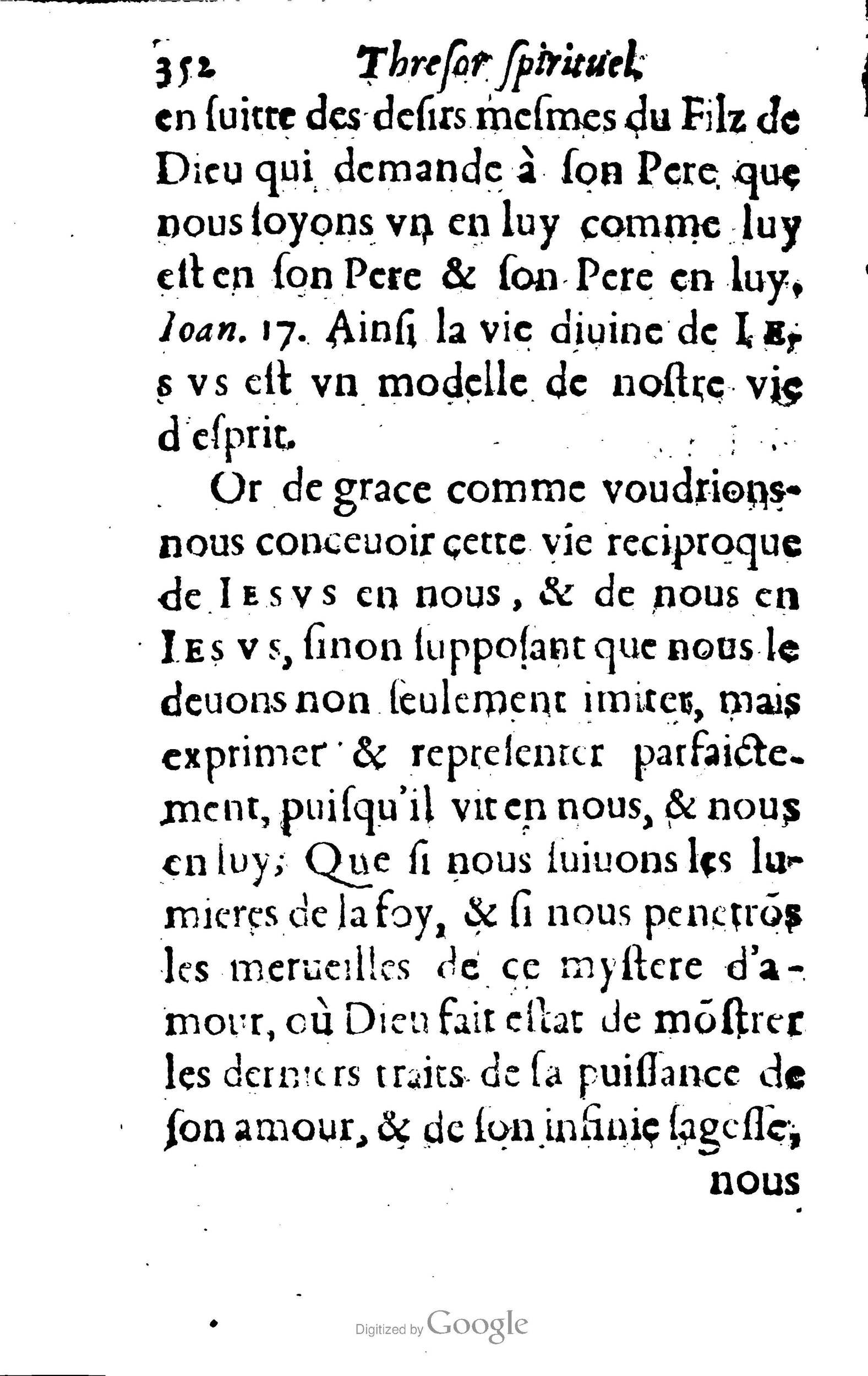 1633 - François Waudré - Trésor spirituel contenant les excellences du christianisme - BM Lyon