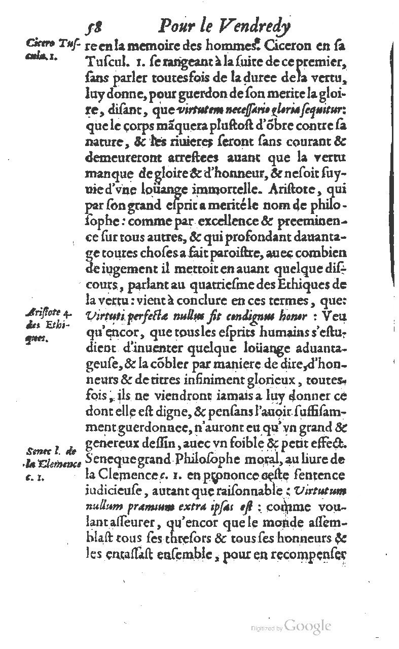 1607 - Nicolas Du Fossé - Trésor quadragésimal - T 01 - BM Lyon