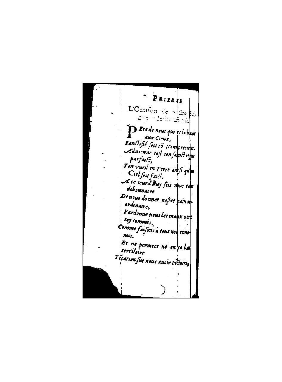 1596 - Guillaume Auvray - Trésor des prières, oraisons et instructions chrétiennes - BnF