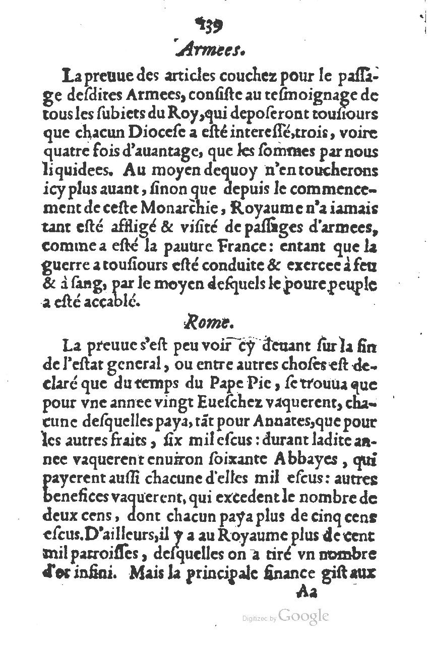 1581 - s.n. - Secret des trésors de France (Livre II) - BSB Munich