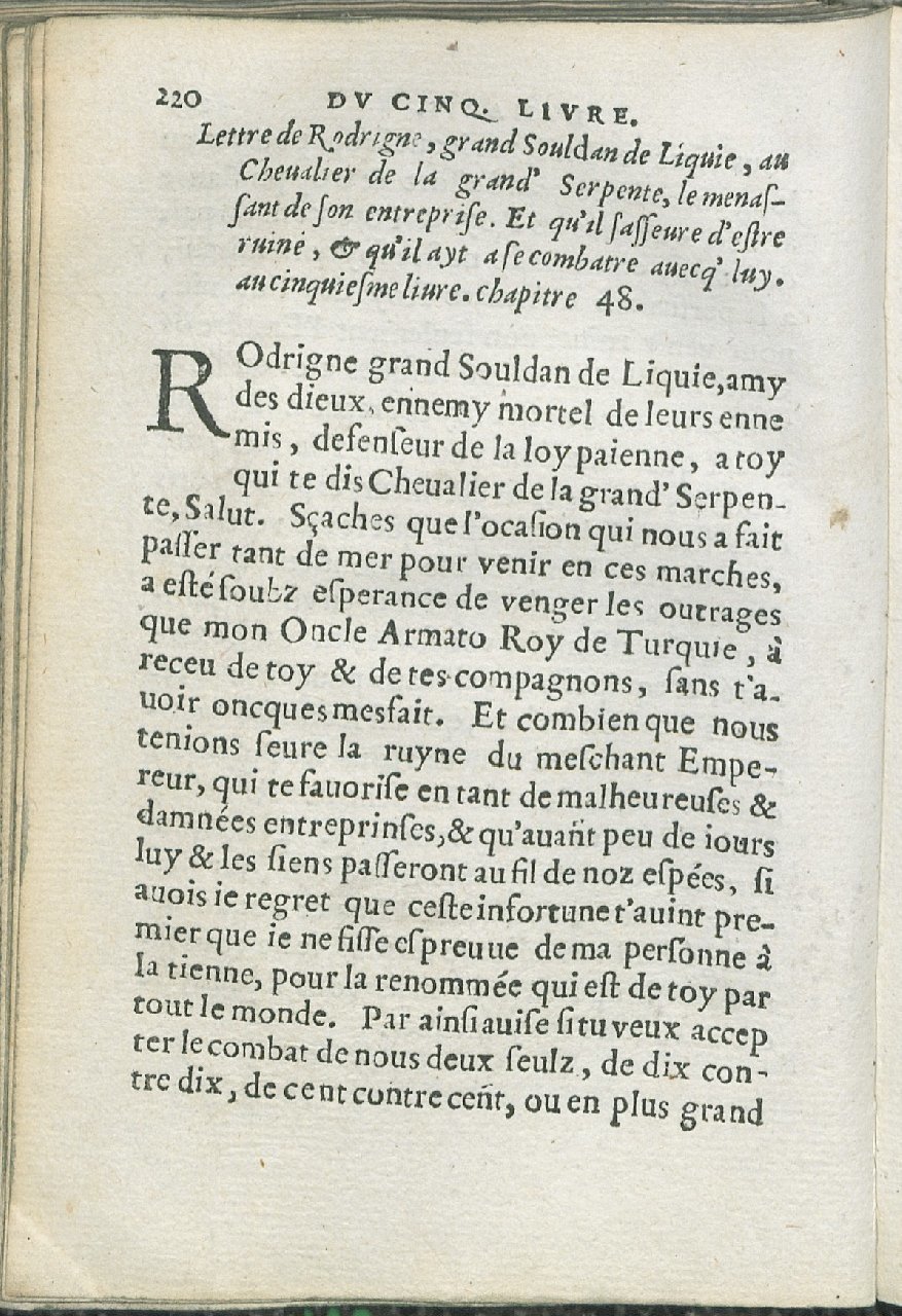 1559 - Pierre Regnard - Trésor des Amadis - Det KLG Copenhague