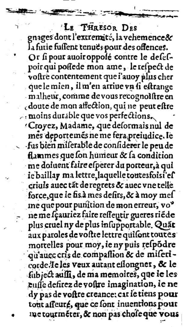 1624 - Nicolas Oudot - Trésor des lettres douces et amoureuses - BNC Florence 1624 - Nicolas Oudot - Trésor des lettres douces et amoureuses - BNC Florence