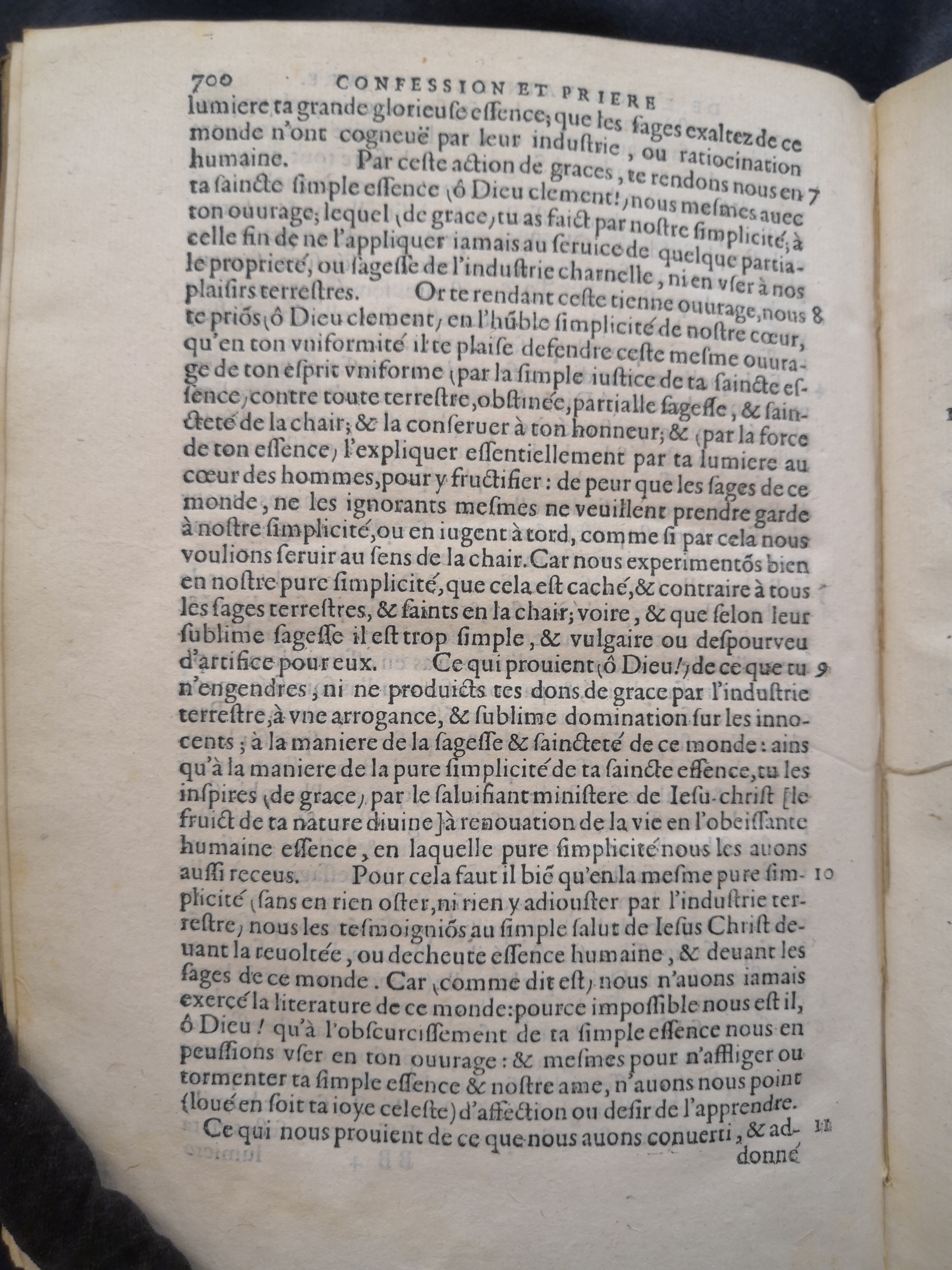 1581c. - Christophe Plantin - Le Livre des témoignages du Trésor caché au champ (Livres 2, 4, 6 et 7) - Anvers Musée Plantin Moretus