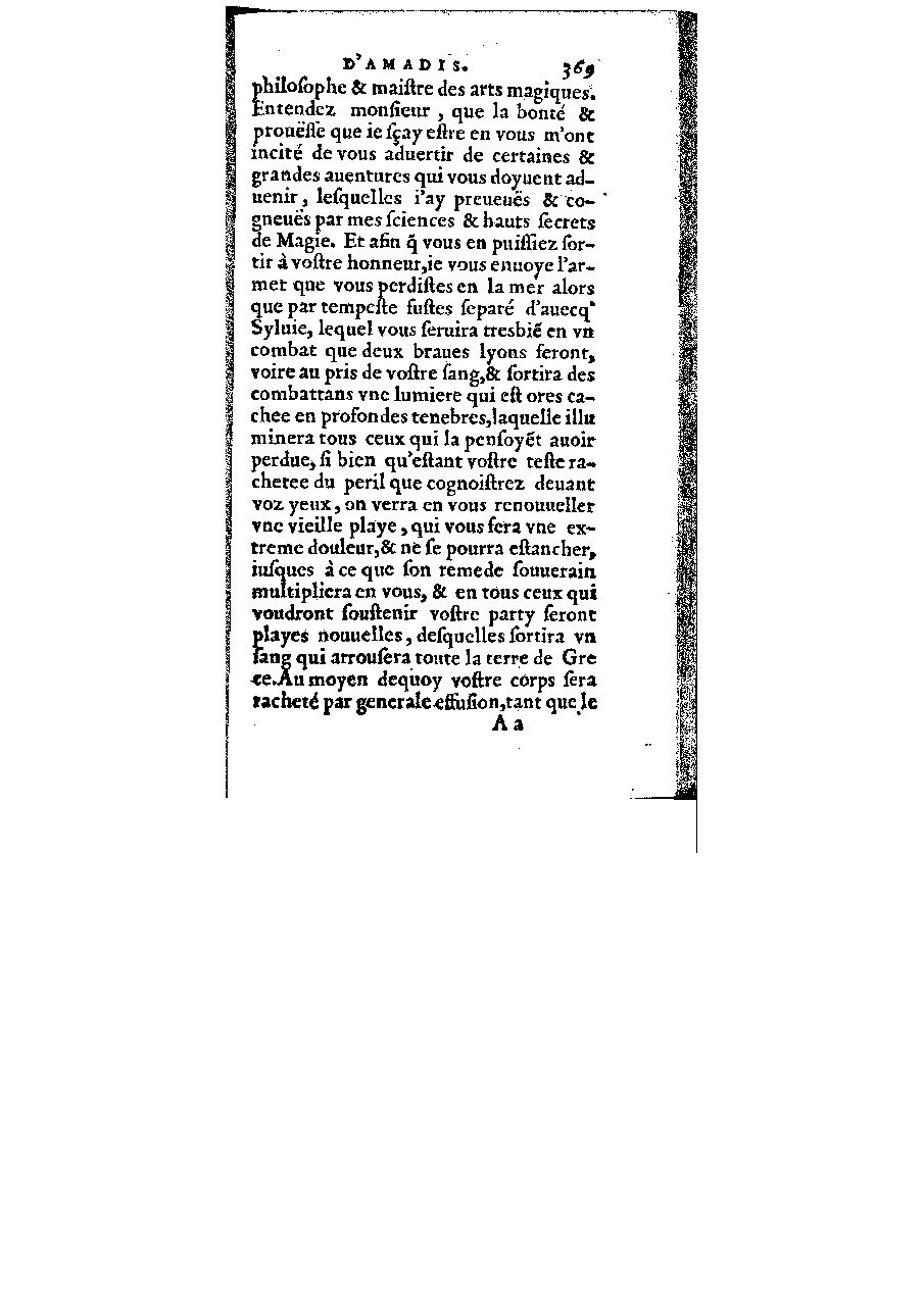 1572 - Veuve Gabriel Cotier - Trésor des Amadis - BM Lyon