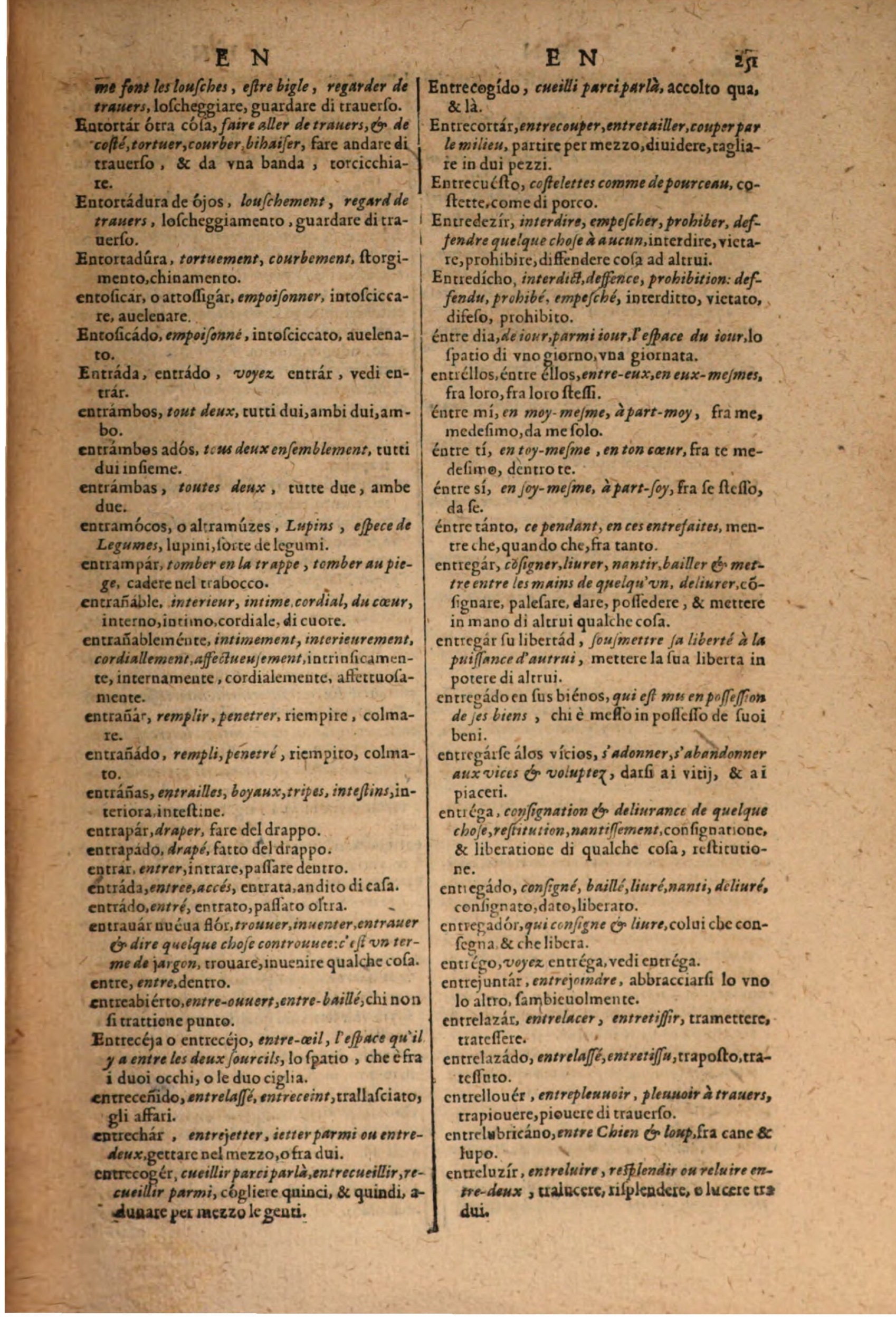 1606 - Samuel Crespin - Thresor des trois langues, francoise, italiene et espagnolle - BSB Munich 1606 - Samuel Crespin - Thresor des trois langues, francoise, italiene et espagnolle - BSB Munich